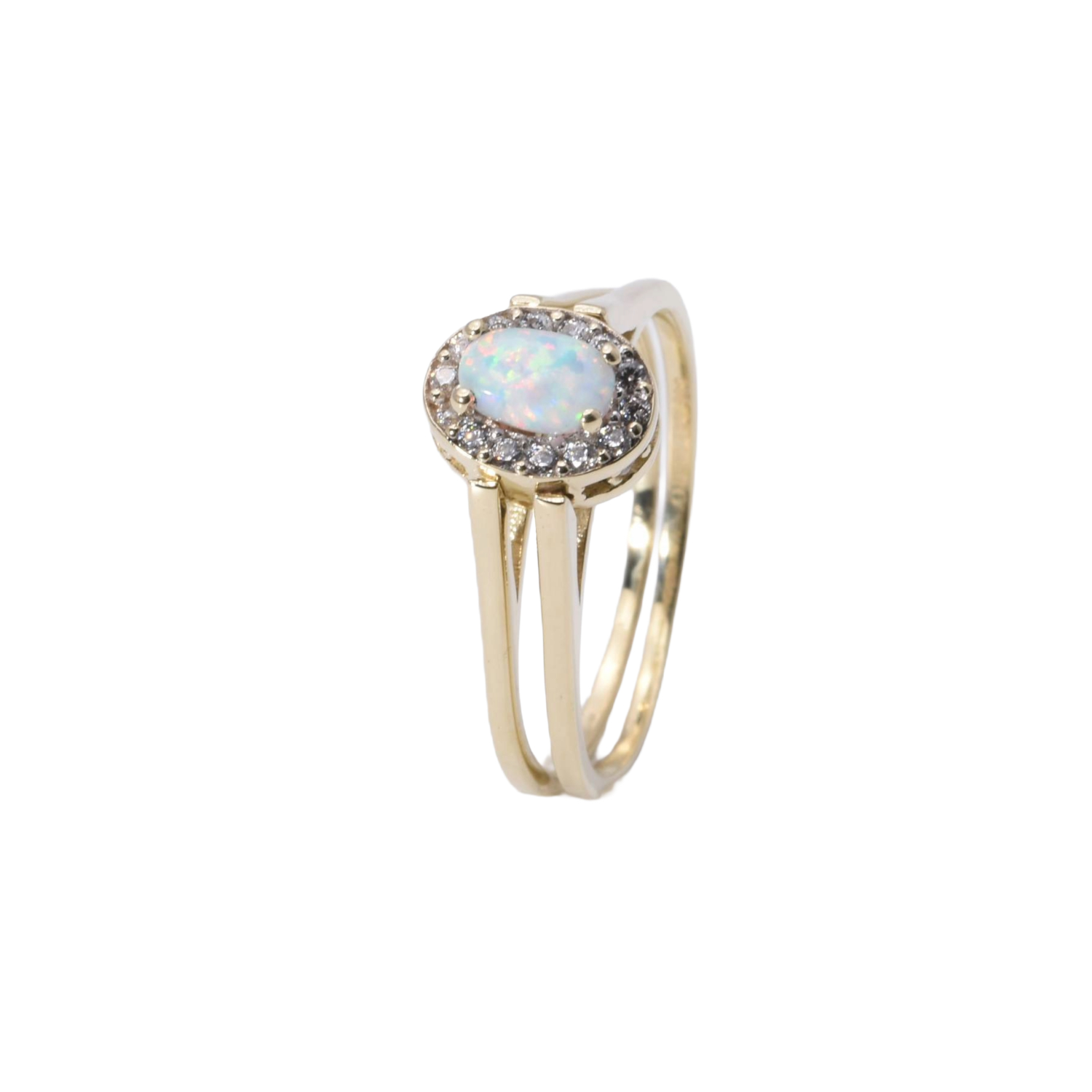 Wechsel Ring mit Opal, Turmalin und Brillanten