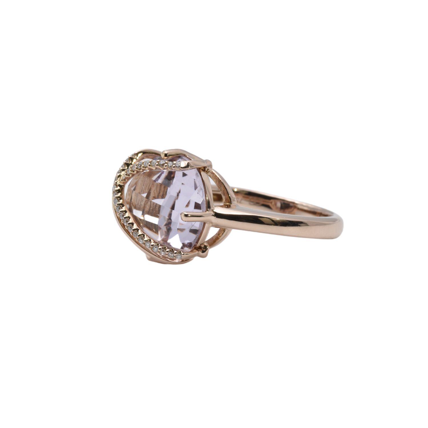 Ring mit Morganit und Brillanten