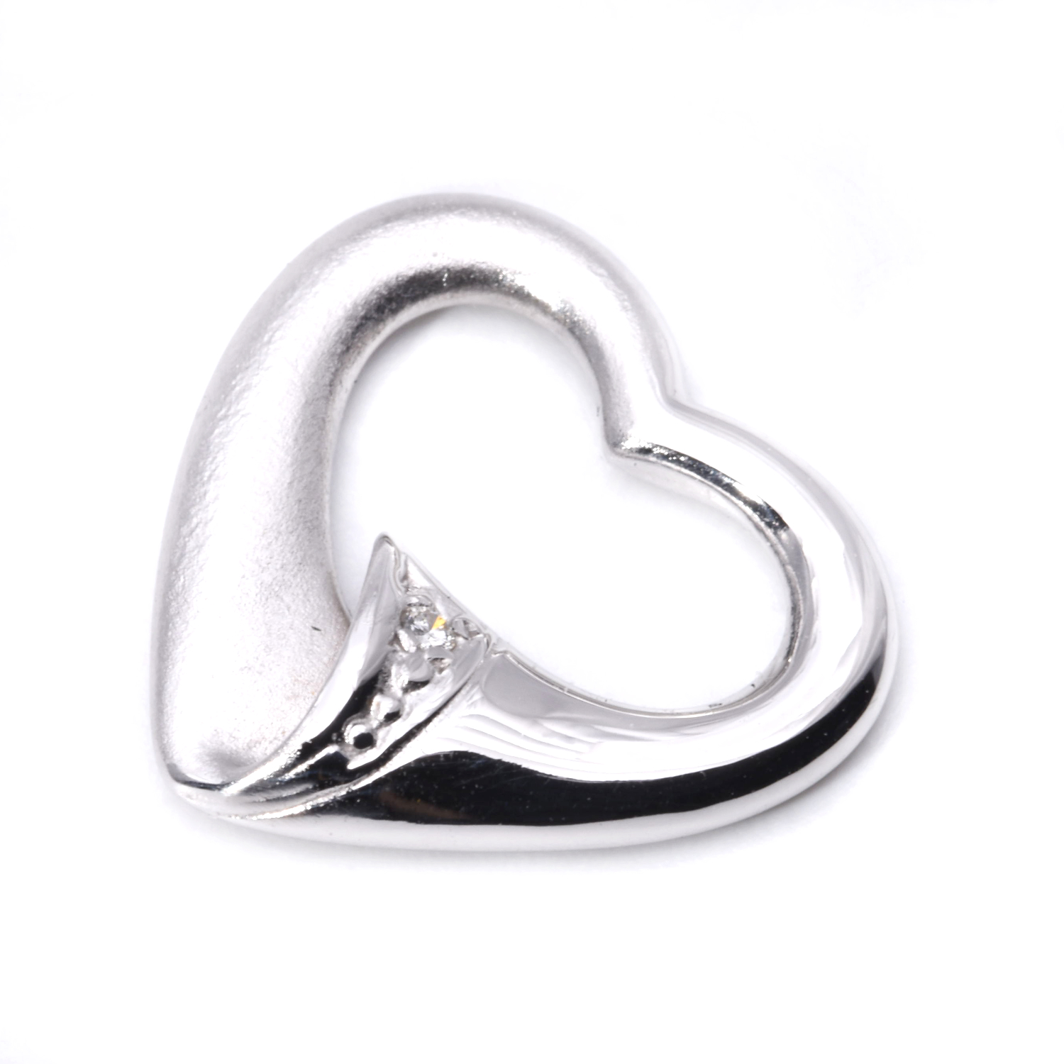 Christ Anhänger Herz mit Brillant