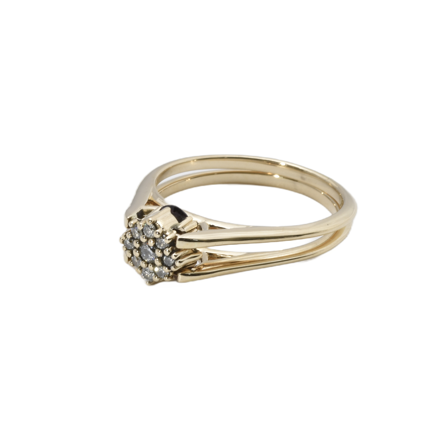 Wechselring mit Rodolith und Brillanten