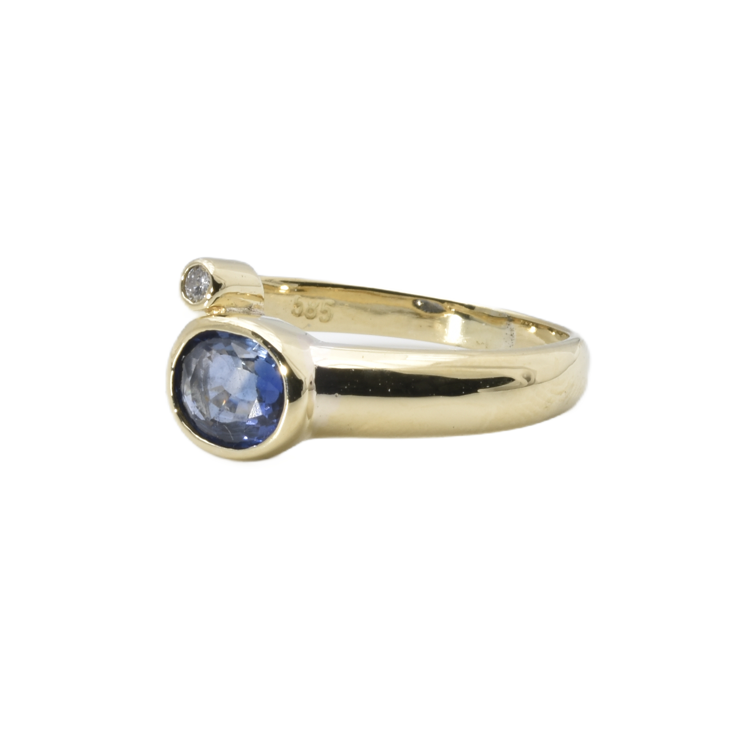 Ring mit Zirkonia und Tansanit