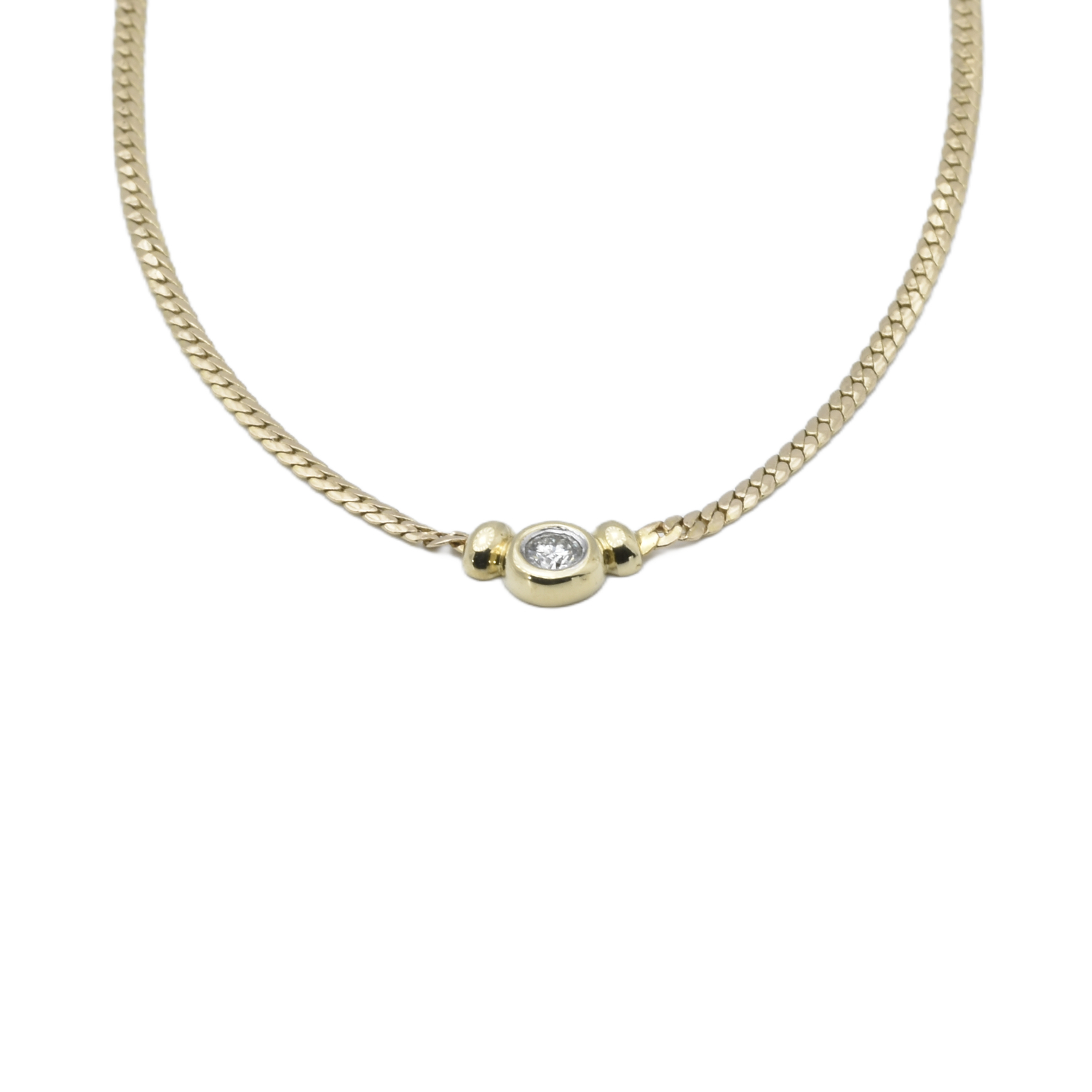 Collier mit Brillant