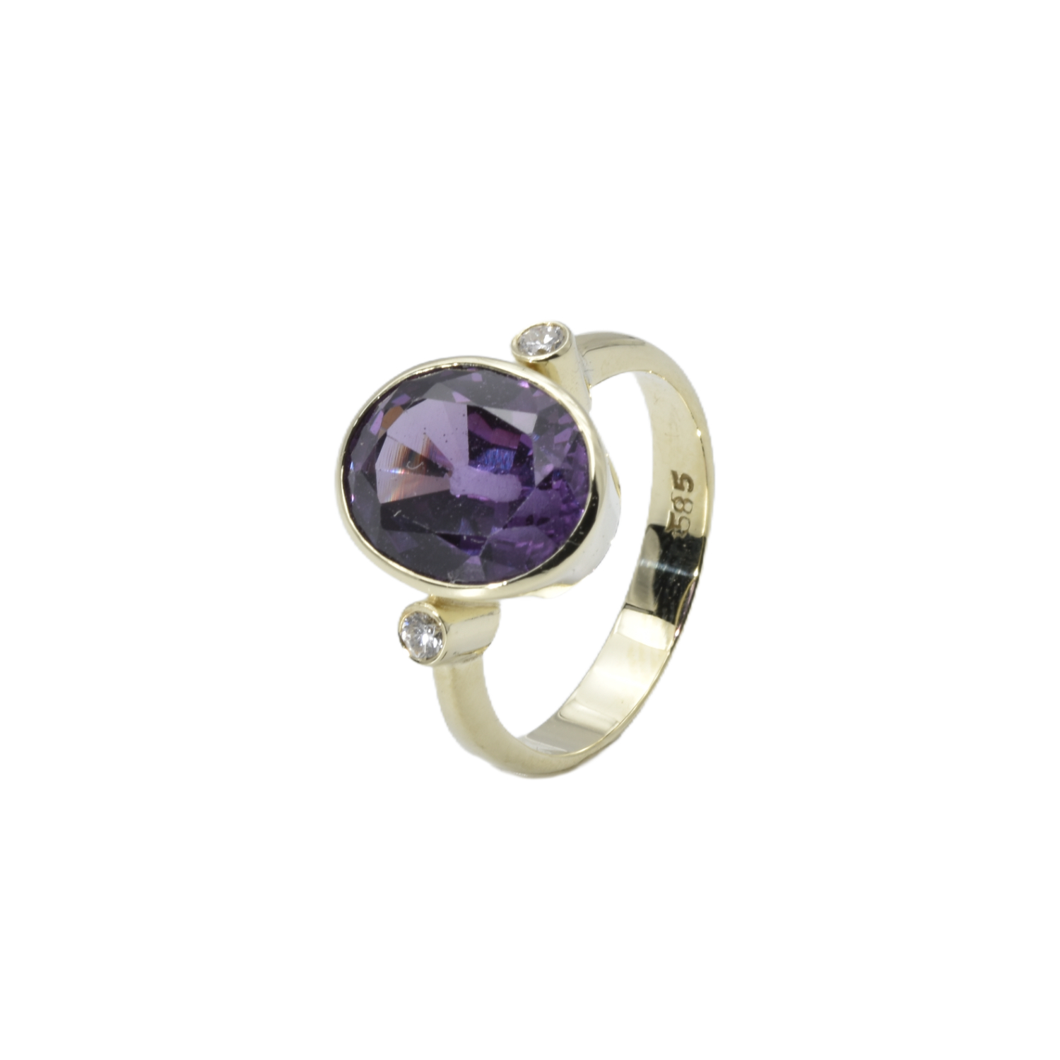 Ring mit Amethyst und Brillanten