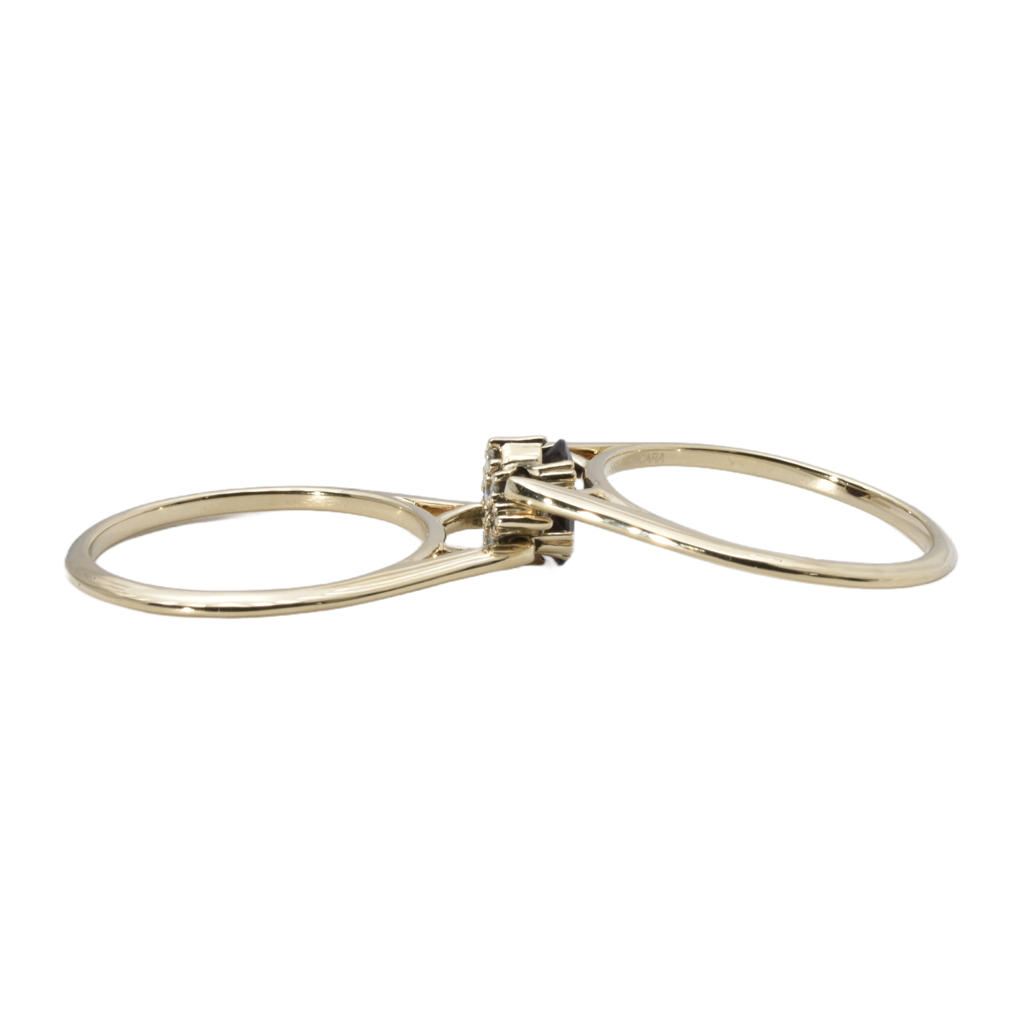 Wechselring mit Rodolith und Brillanten
