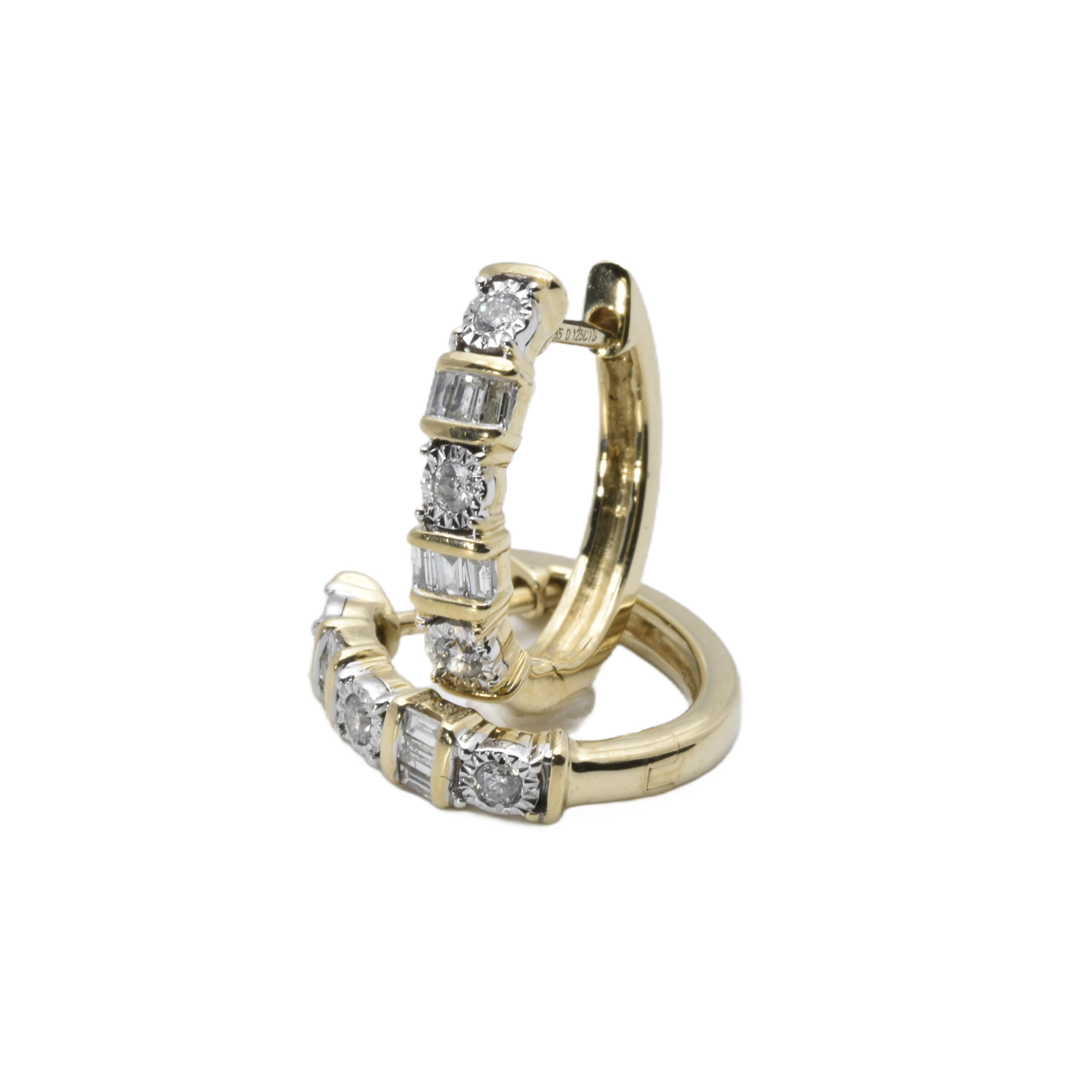 Ohrstecker mit Brillanten und Diamanten