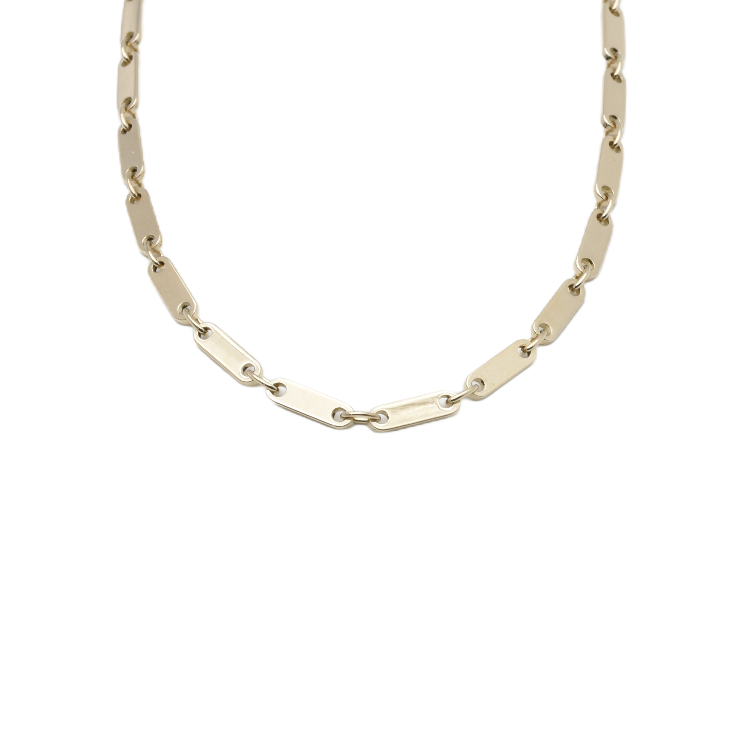 Plattenkette | 585/000 Gelbgold