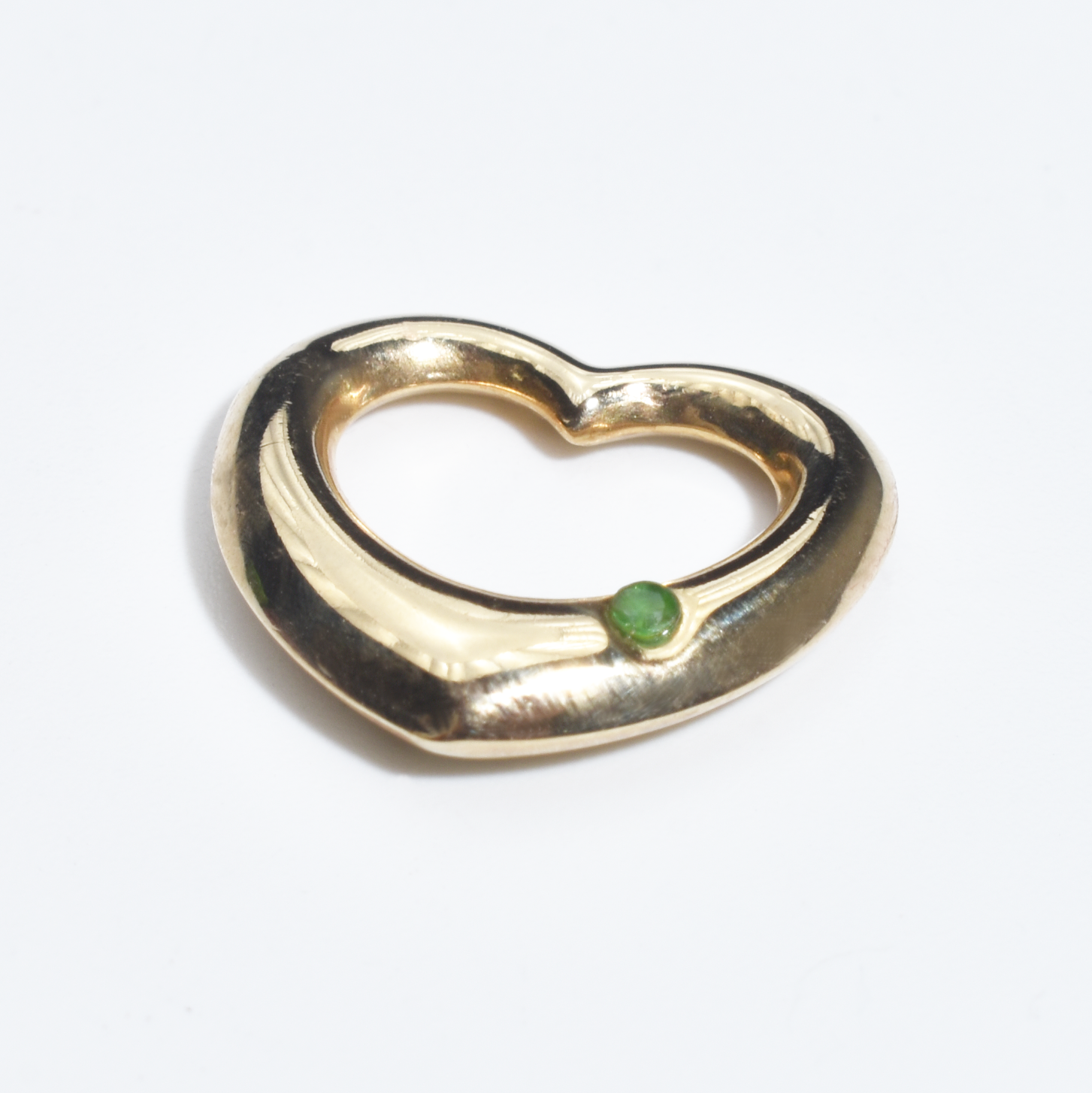 Anhänger | 333/000 Gelbgold | Peridot | Herz