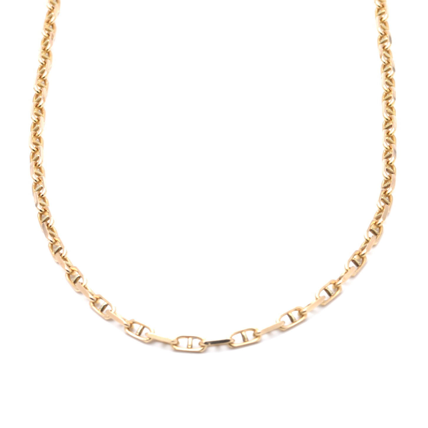 Stegankerkette | 585/000 Gelbgold