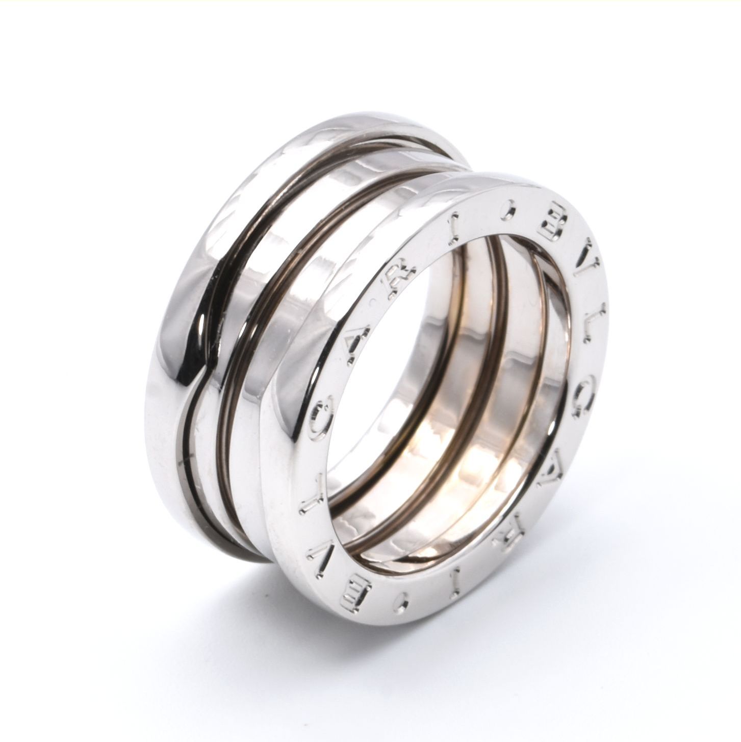 Ring | 750/000 Weißgold | Bulgari | B.zero1 | 3-Band-Ring