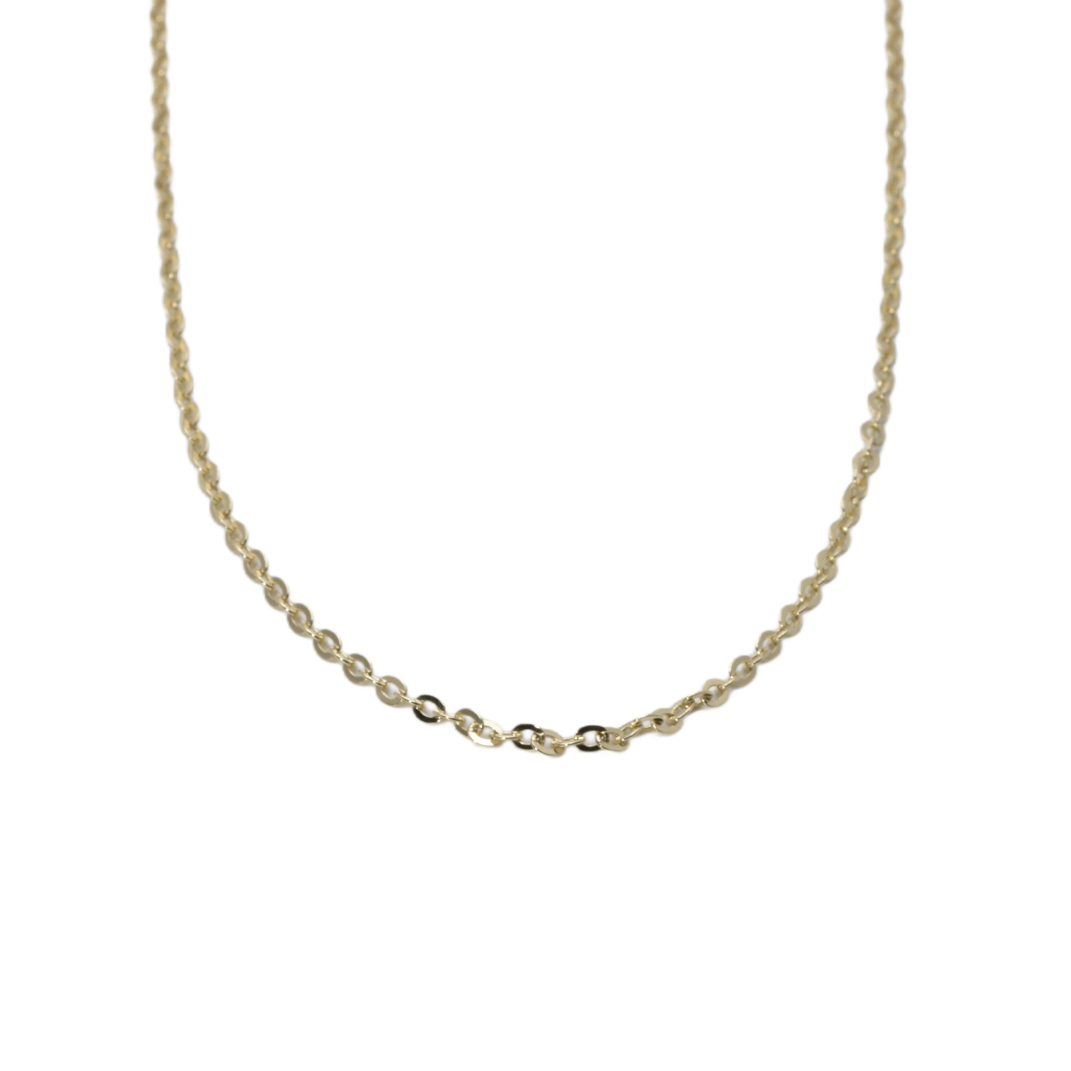 Feine Gelbgold Ankerkette