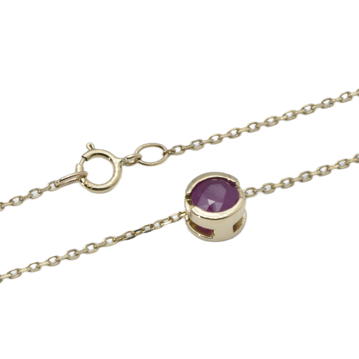 Kette mit Anhänger mit Spinell