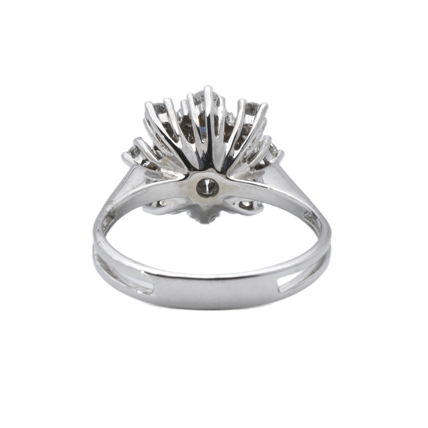 Ring mit Brillanten und Saphir