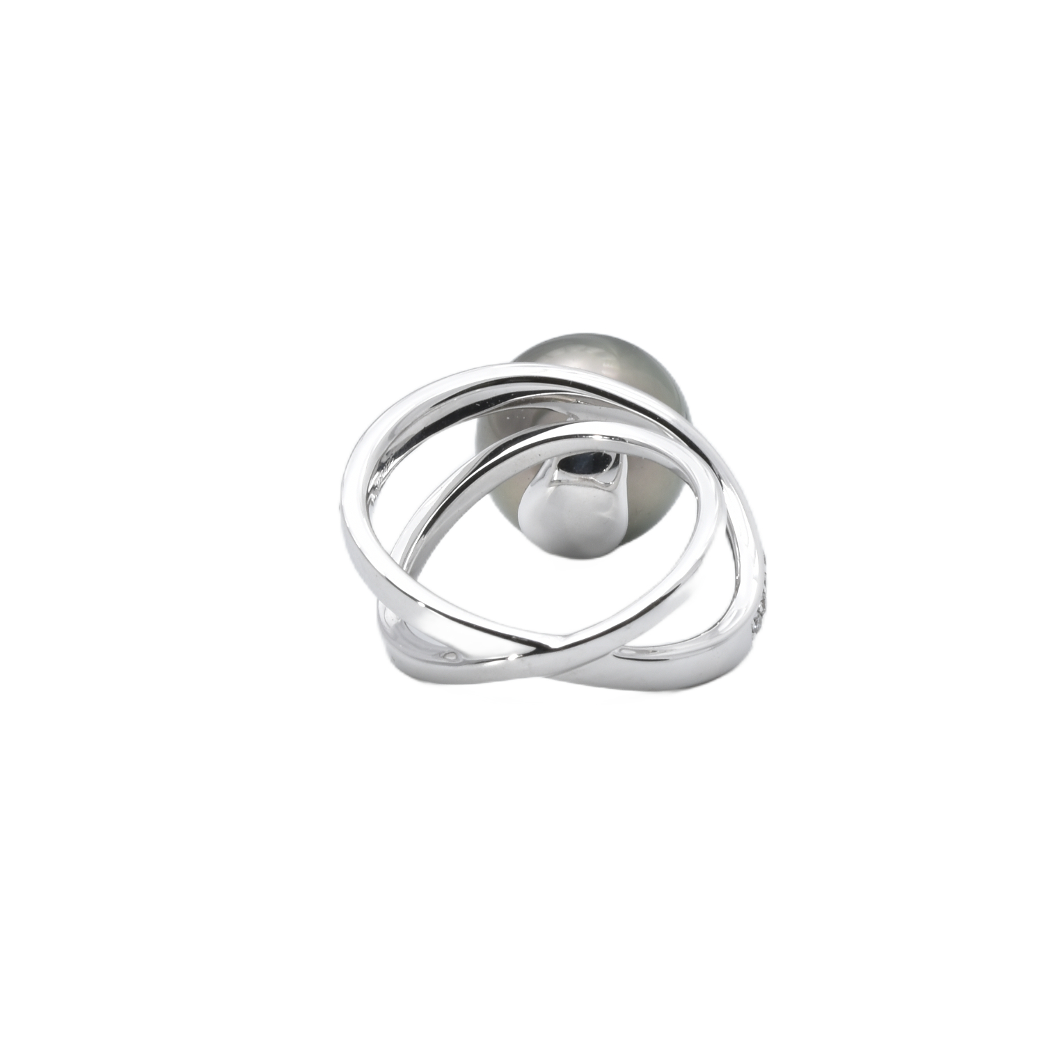 Doppelring mit Perle