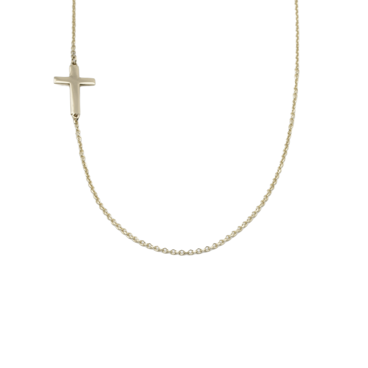Kette mit asymmetrischem Kreuz