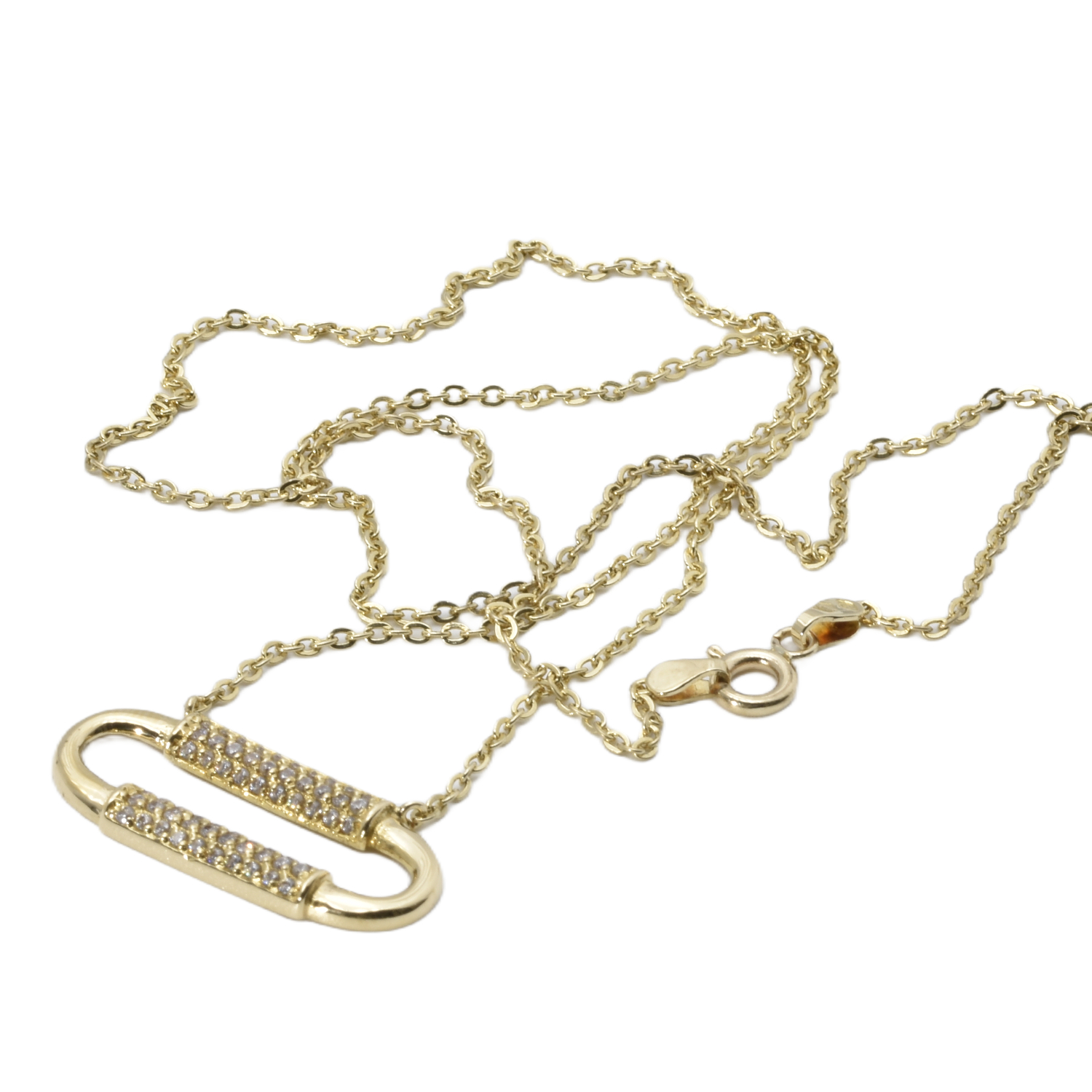 Collier mit Anhänger und Zirkonia