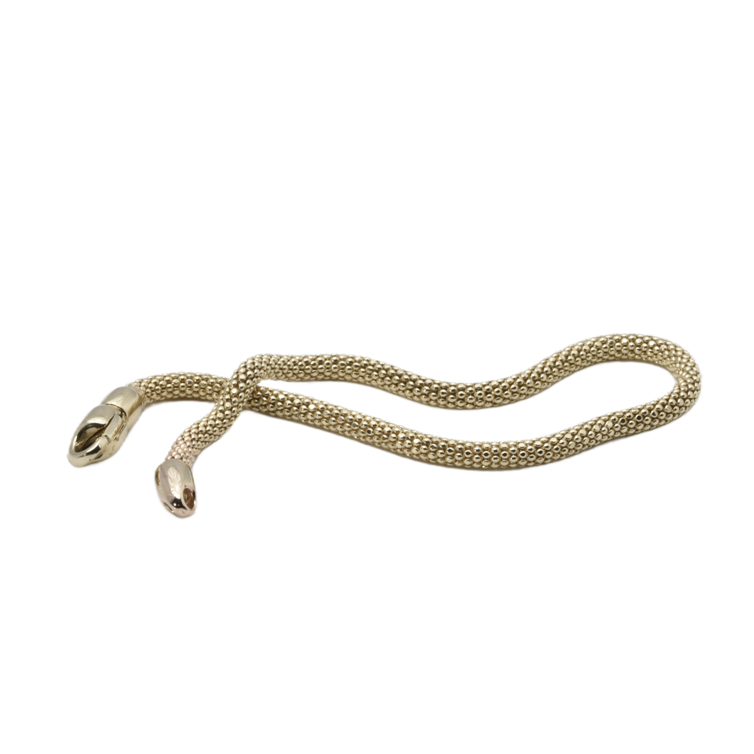 Rundes Mesh-Armband mit Flechtstruktur