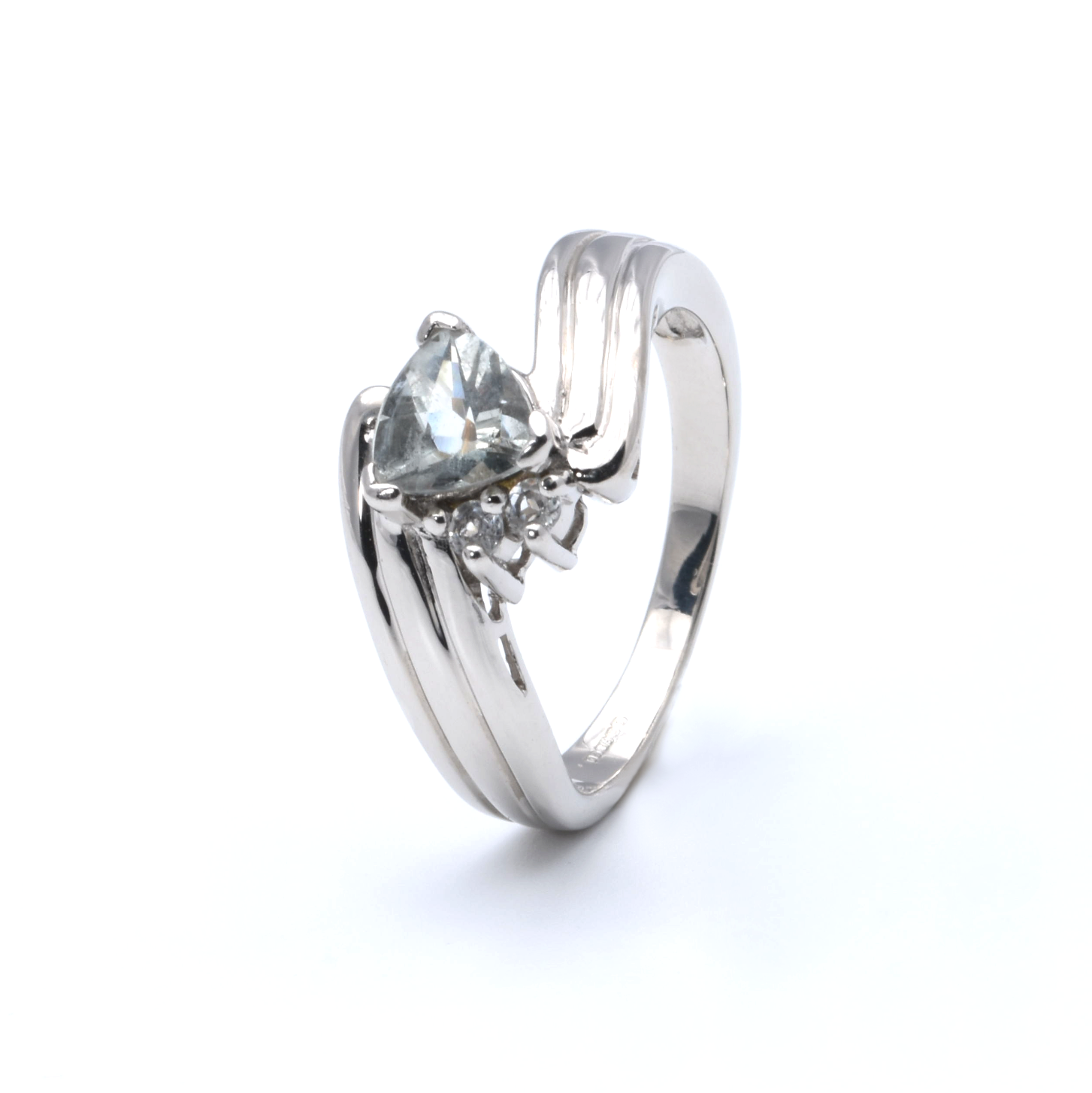 Ring | 375/000 Weißgold | Schmucksteine