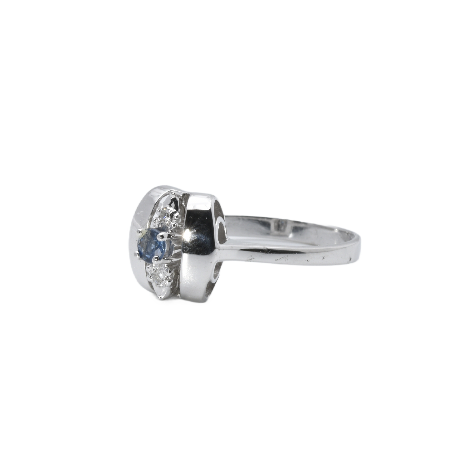Ring mit Diamanten und Topas