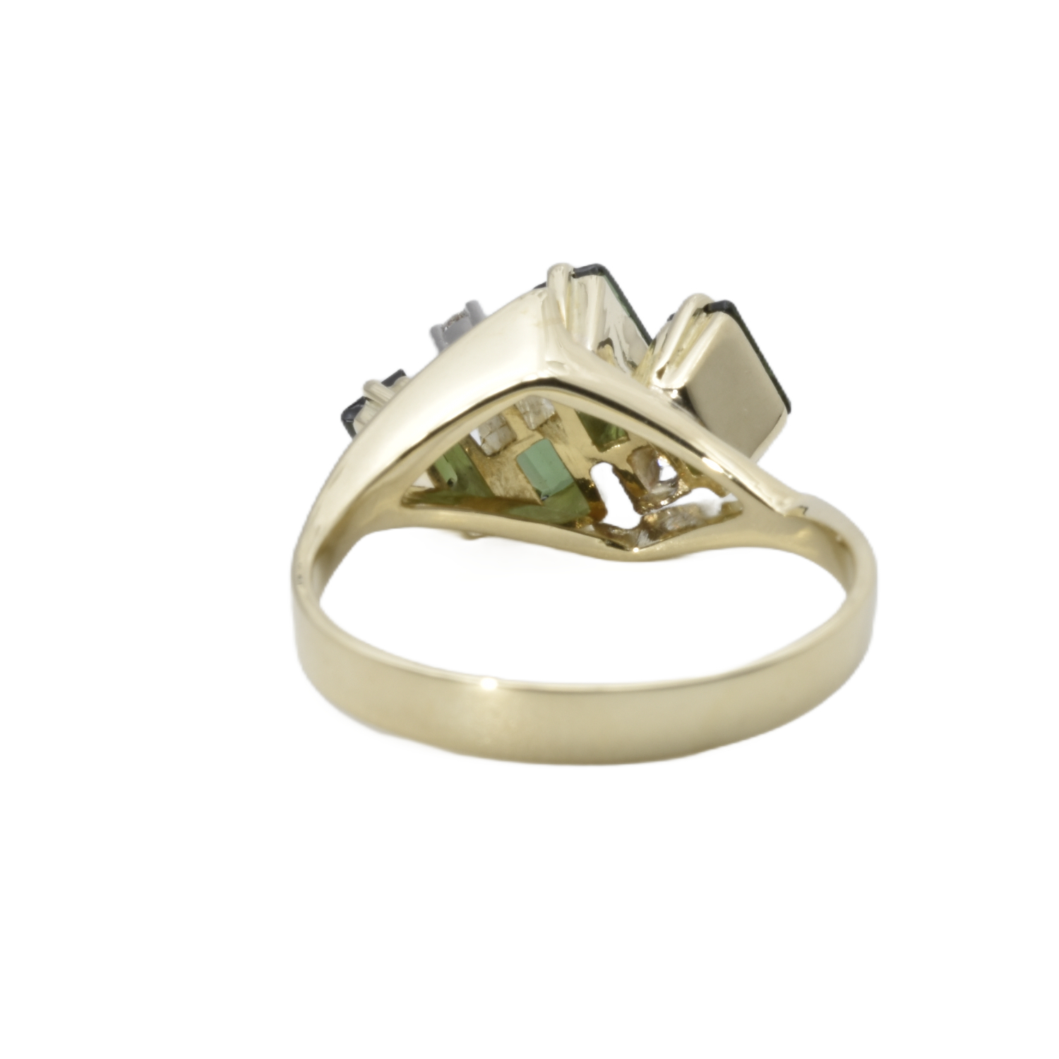 Ring mit Tsavorite und Brillanten