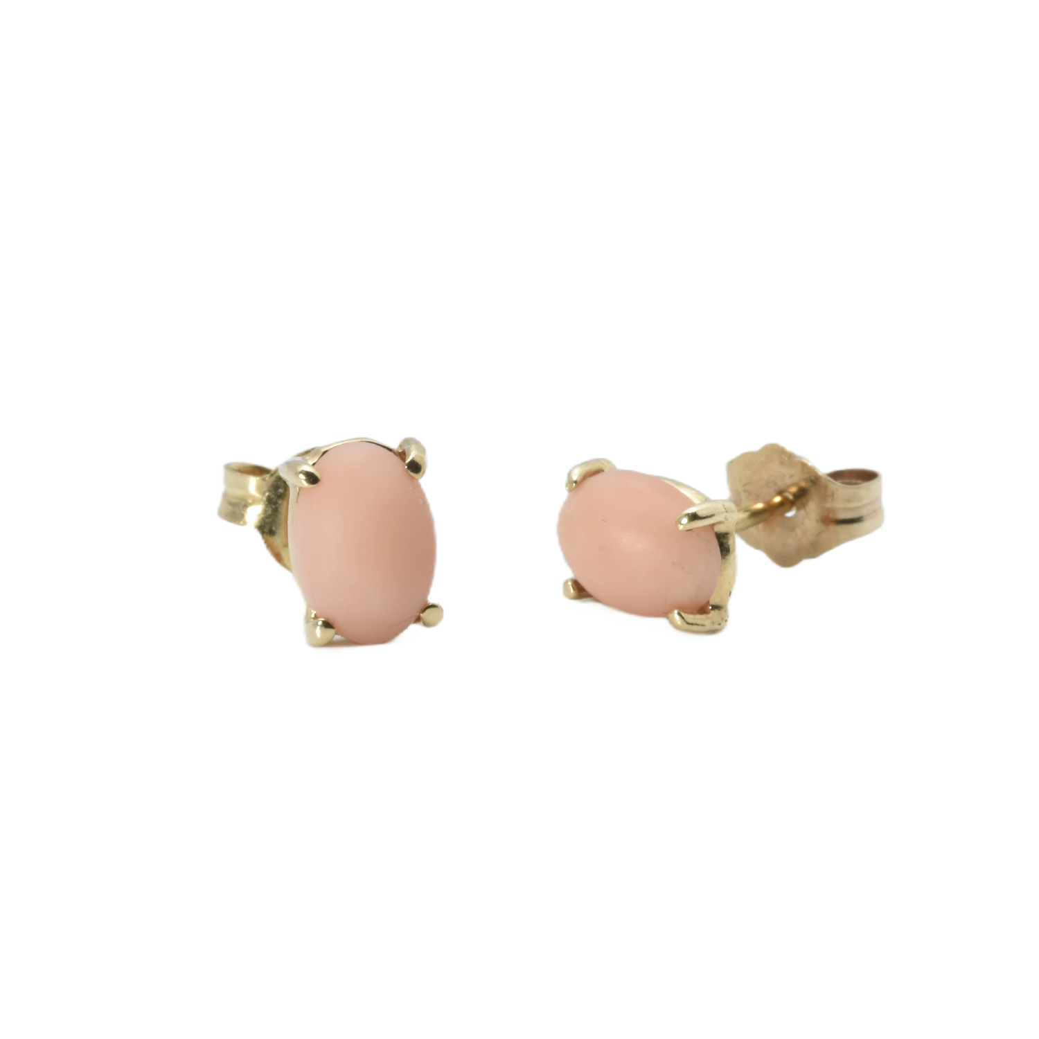 Ohrstecker mit Rosa Koralle