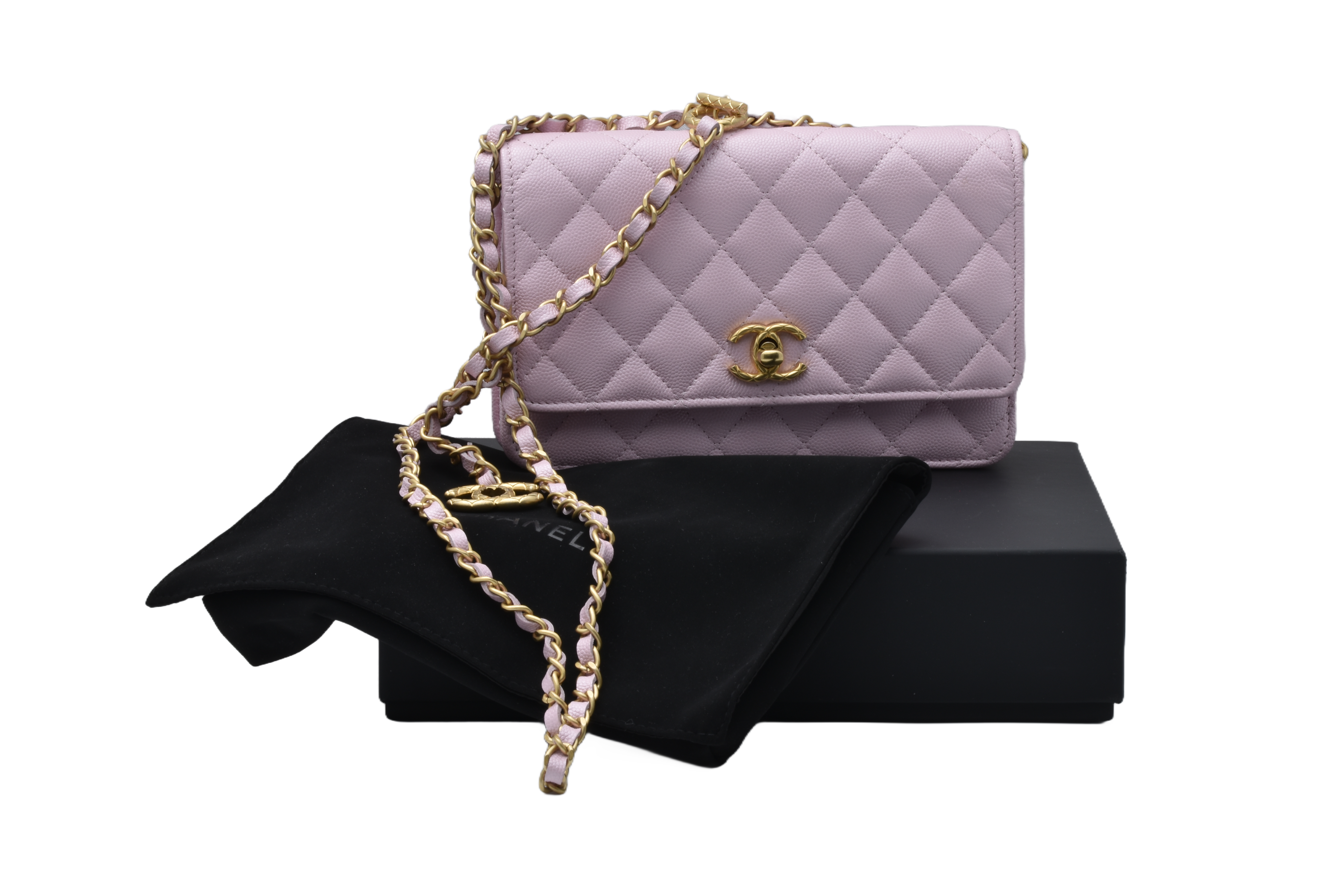 Chanel Tasche Woc Mini Rosa