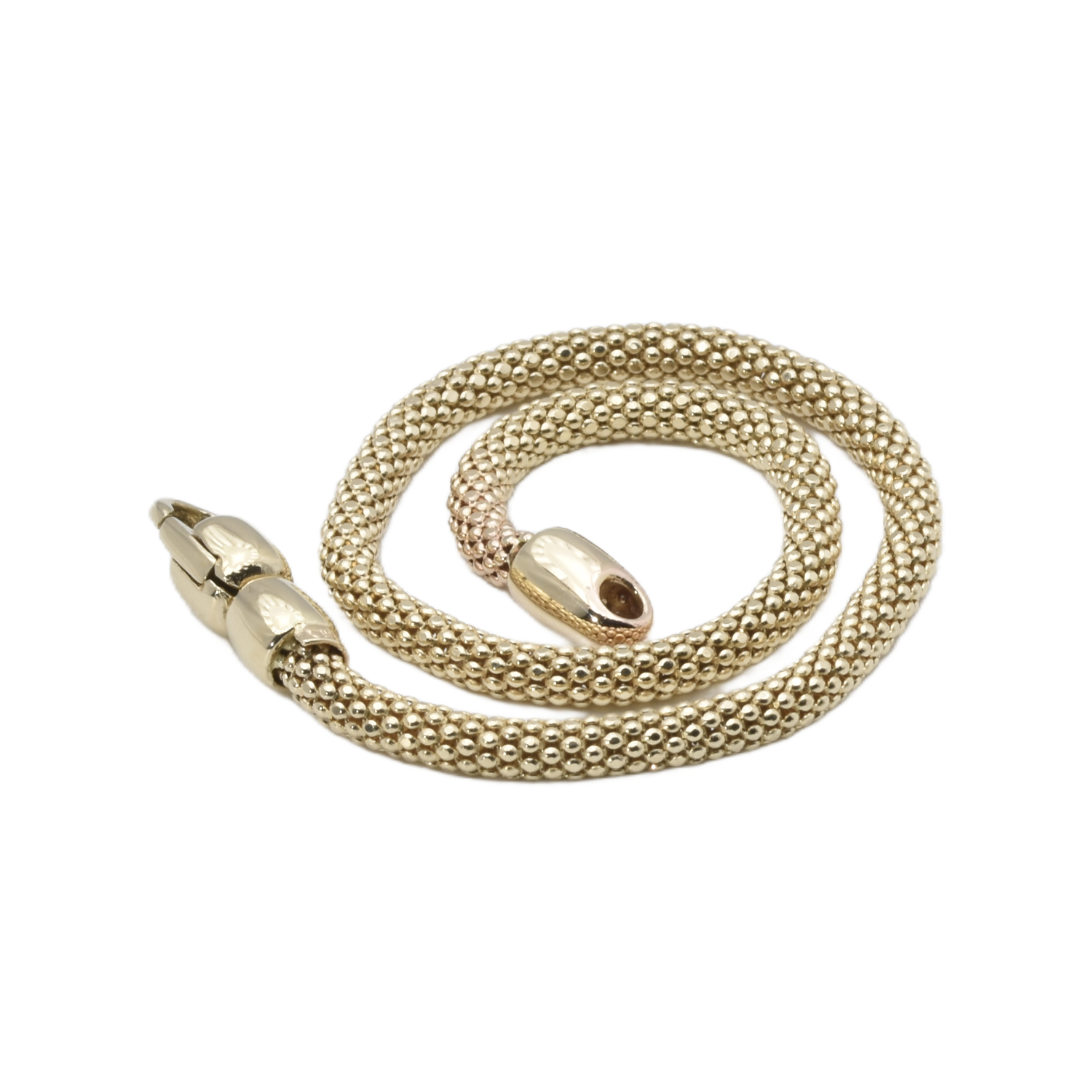 Rundes Mesh-Armband mit Flechtstruktur