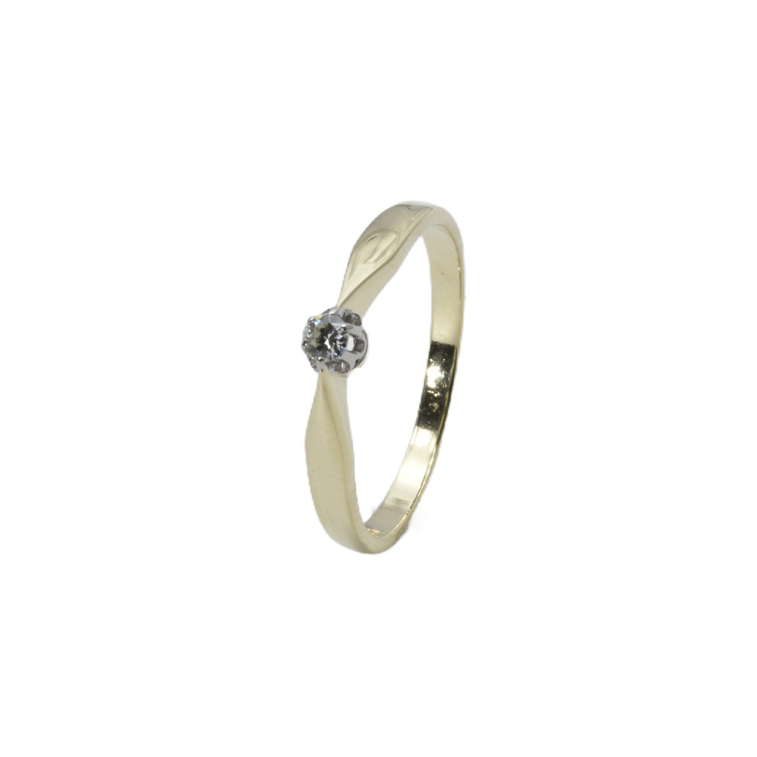 Vorsteckring mit Brillant