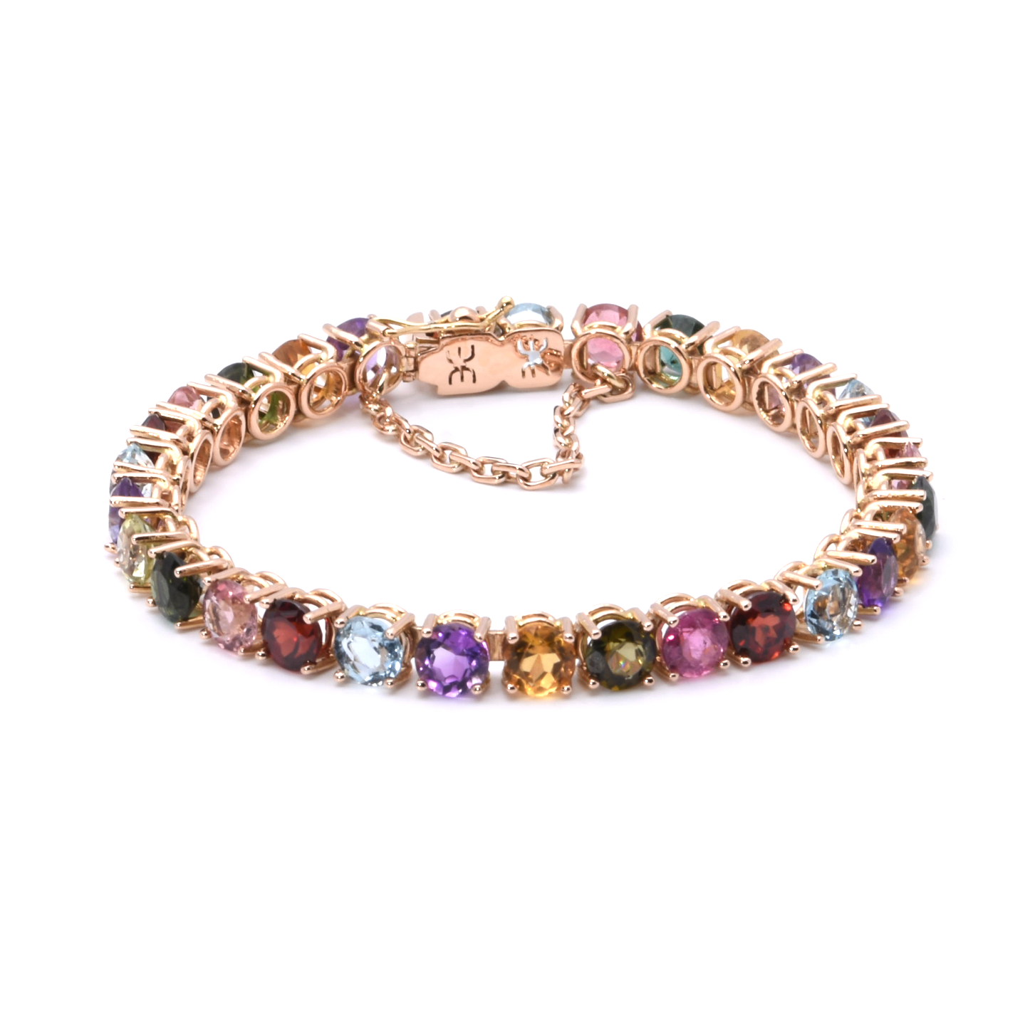 Tennisarmband mit Spinel