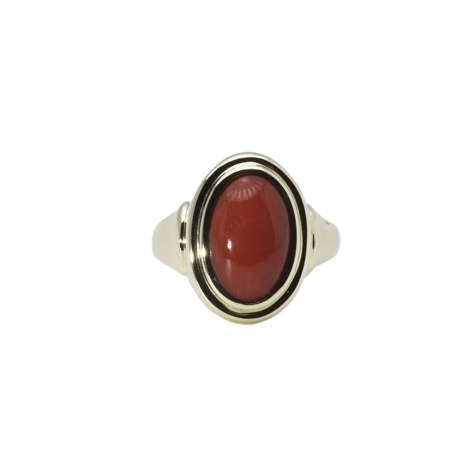 Ring mit Koralle
