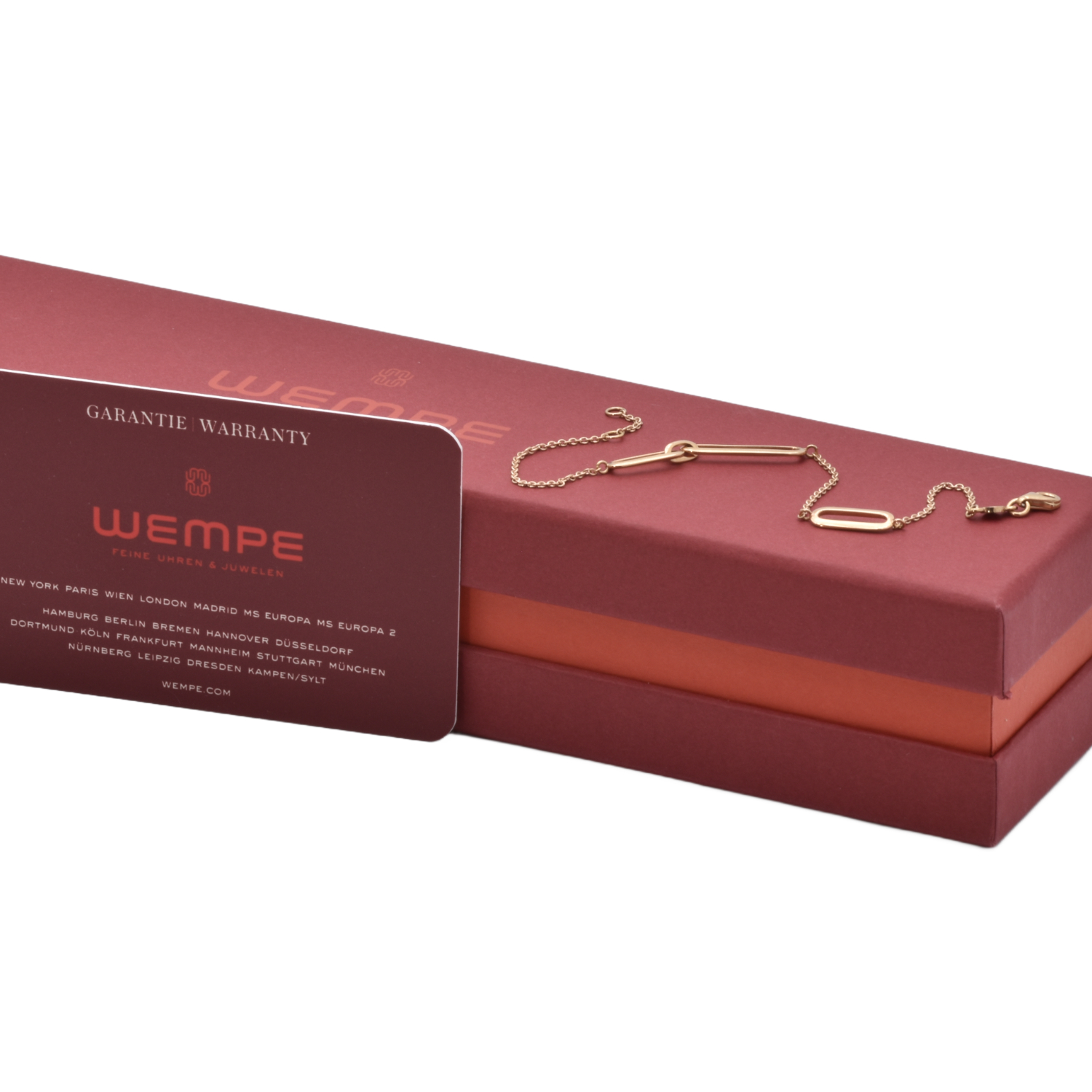 Armband WEMPE Minimalism | 750/000 Rotgold
