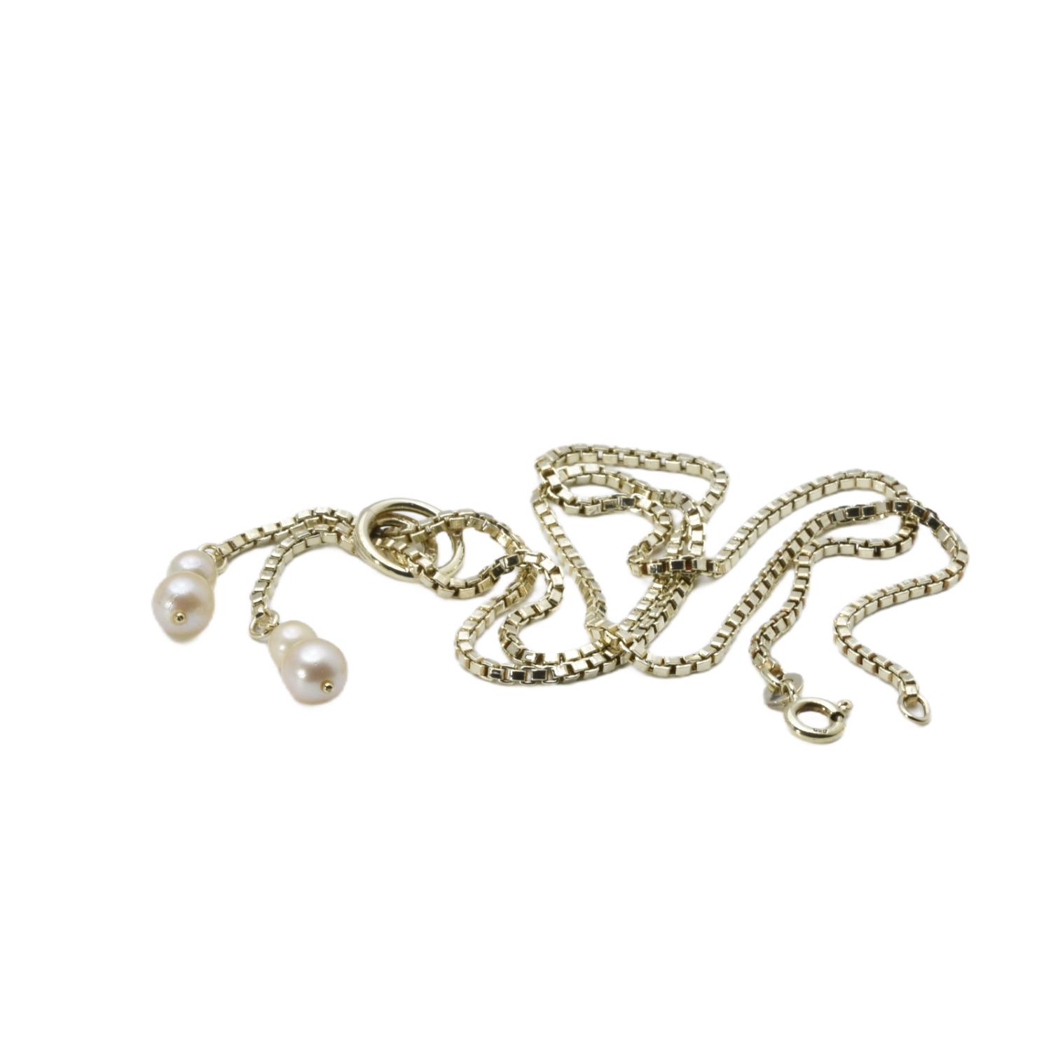 Collier mit Perlen