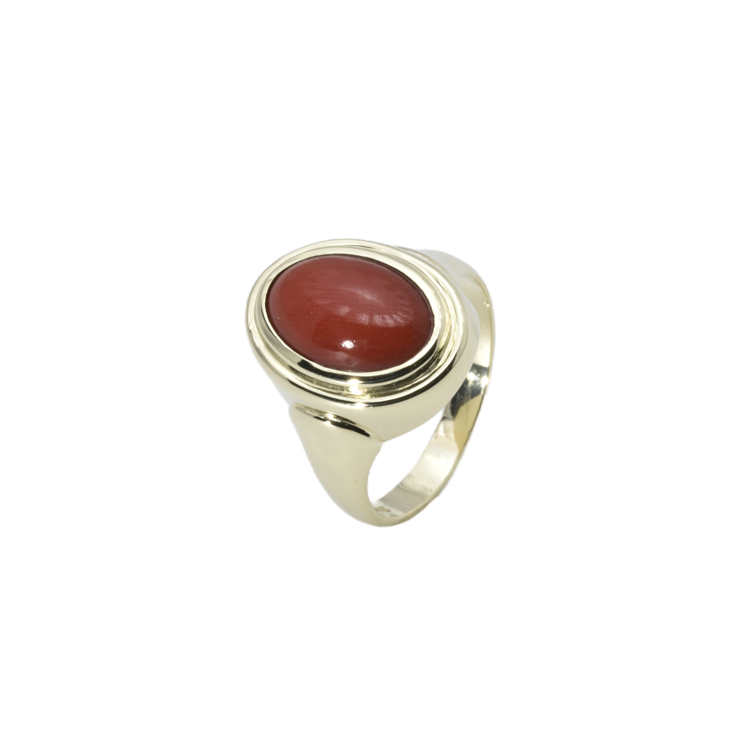 Ring mit Koralle