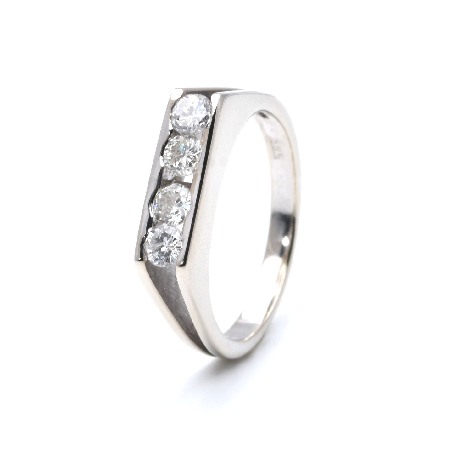 Ring | 585/000 Weissgold | Brillanten