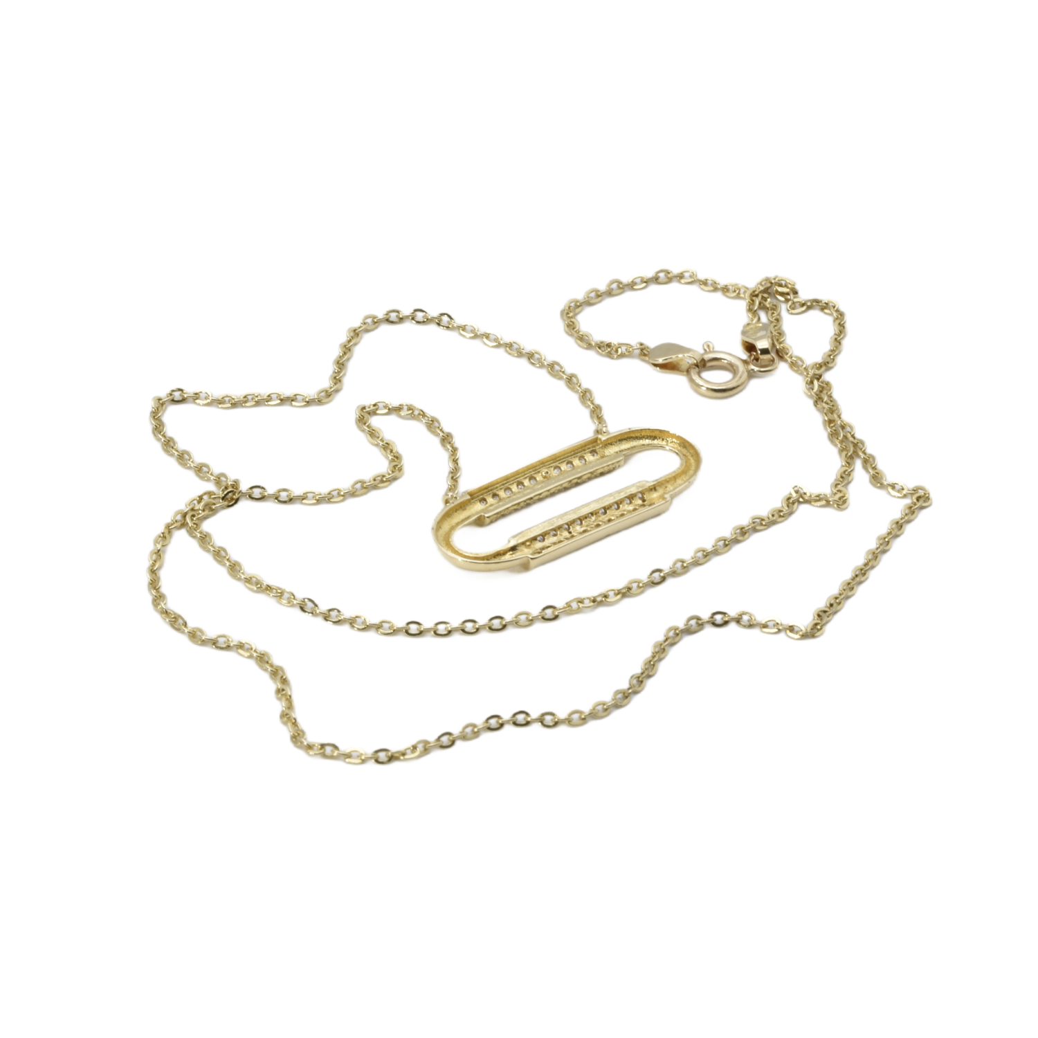 Collier mit Anhänger und Zirkonia