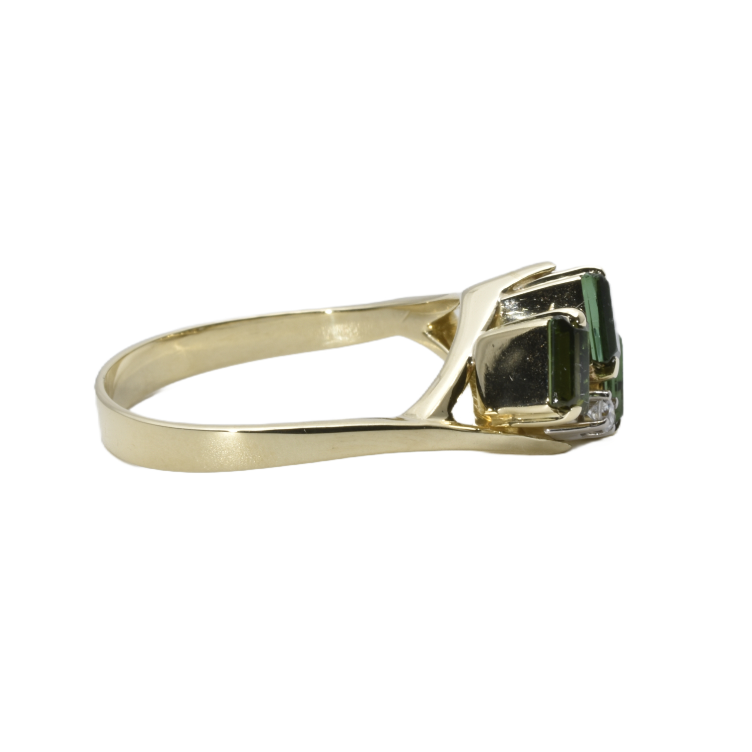 Ring mit Tsavorite und Brillanten