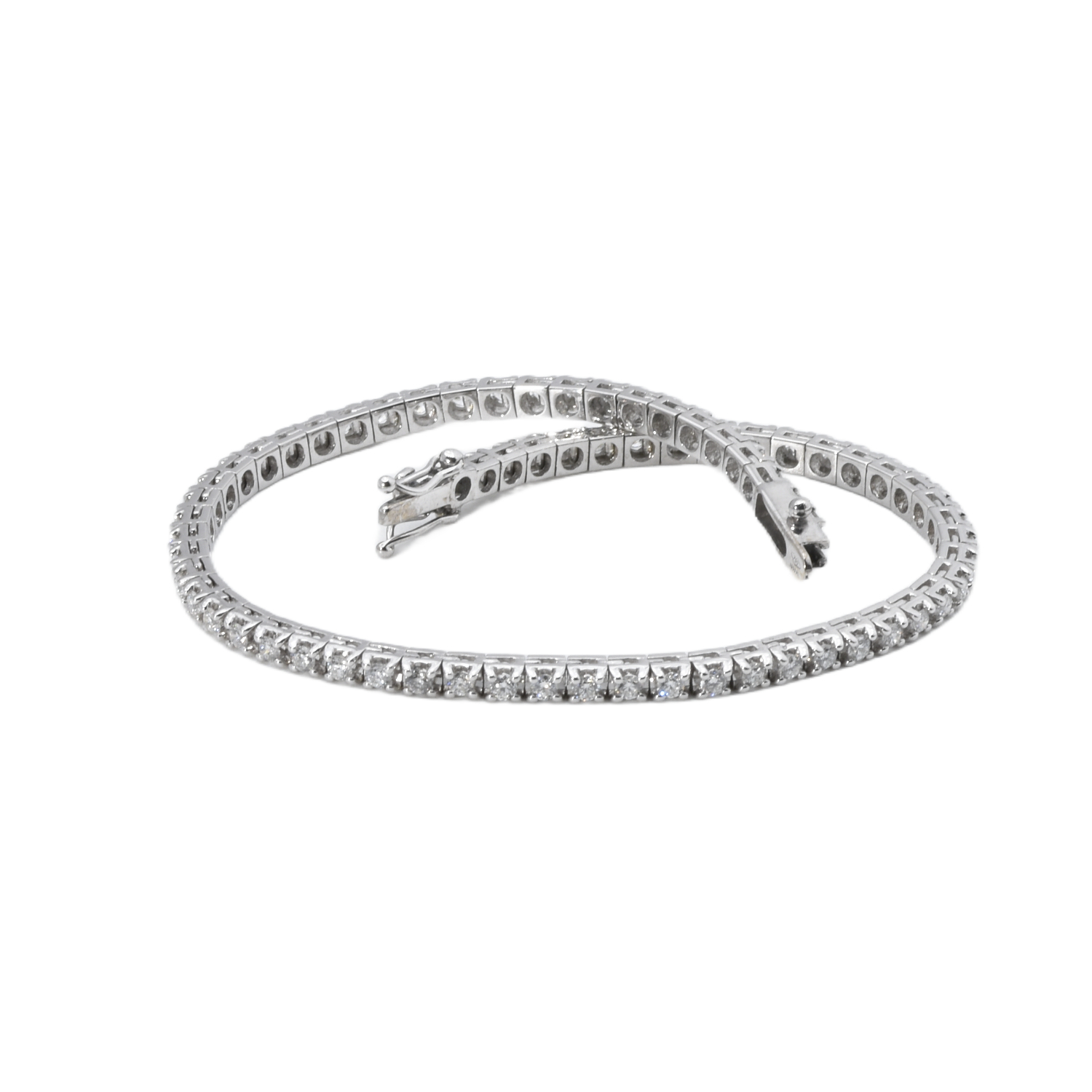 Tennisarmband mit Brillanten