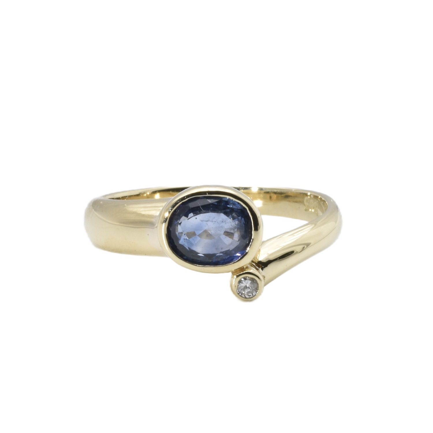 Ring mit Zirkonia und Tansanit