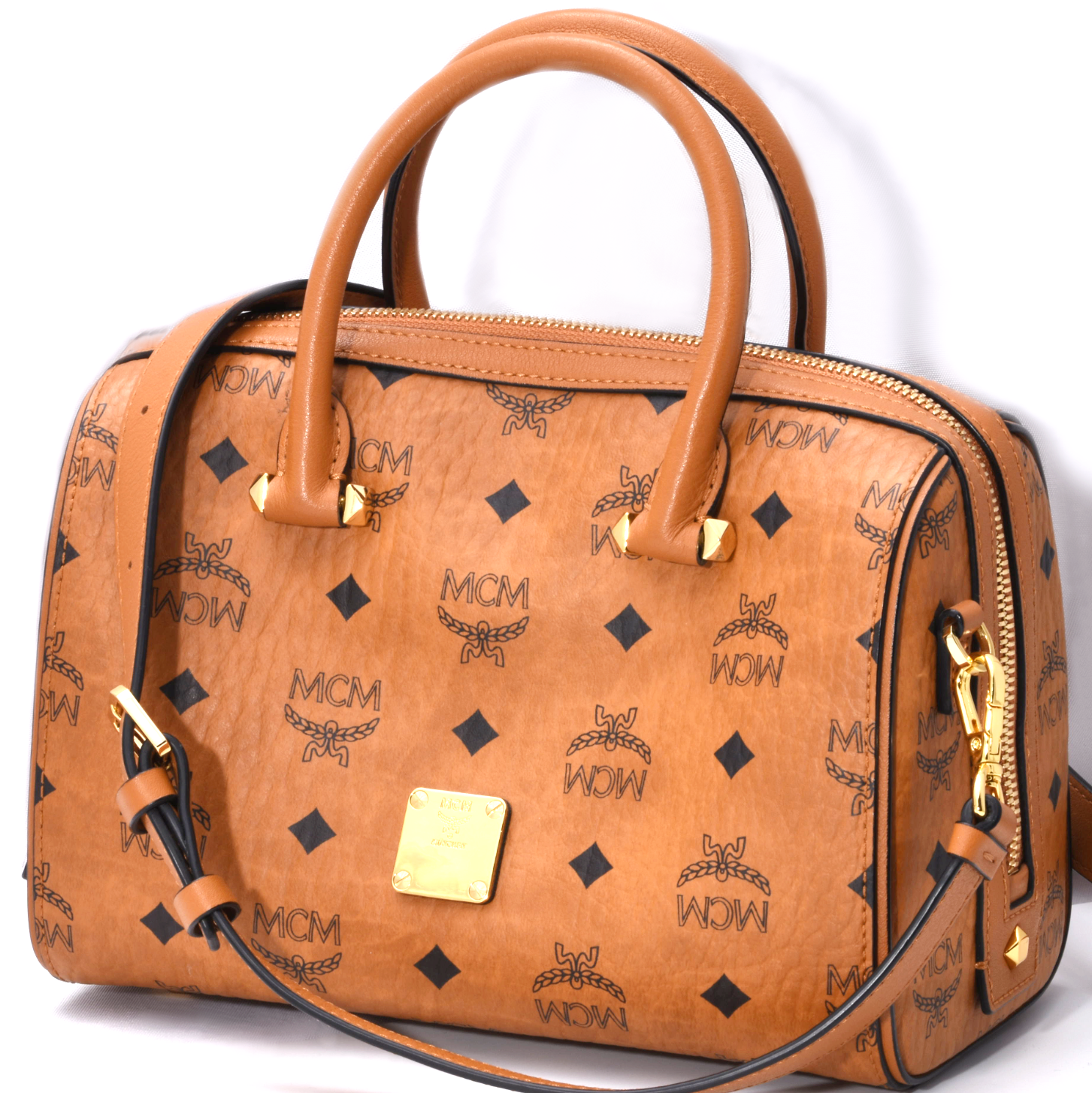MCM Boston Bag in Visetos