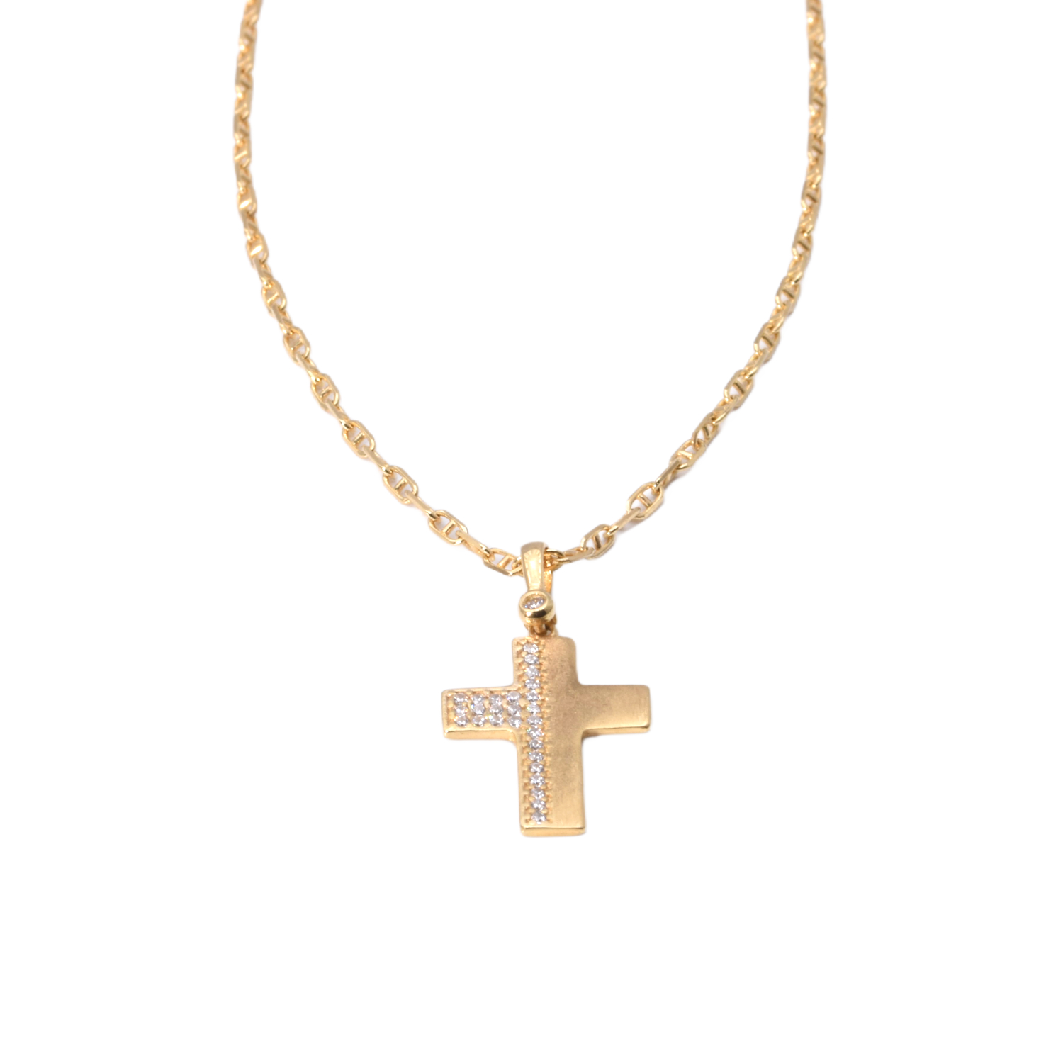 Kette mit Anhänger Kreuz