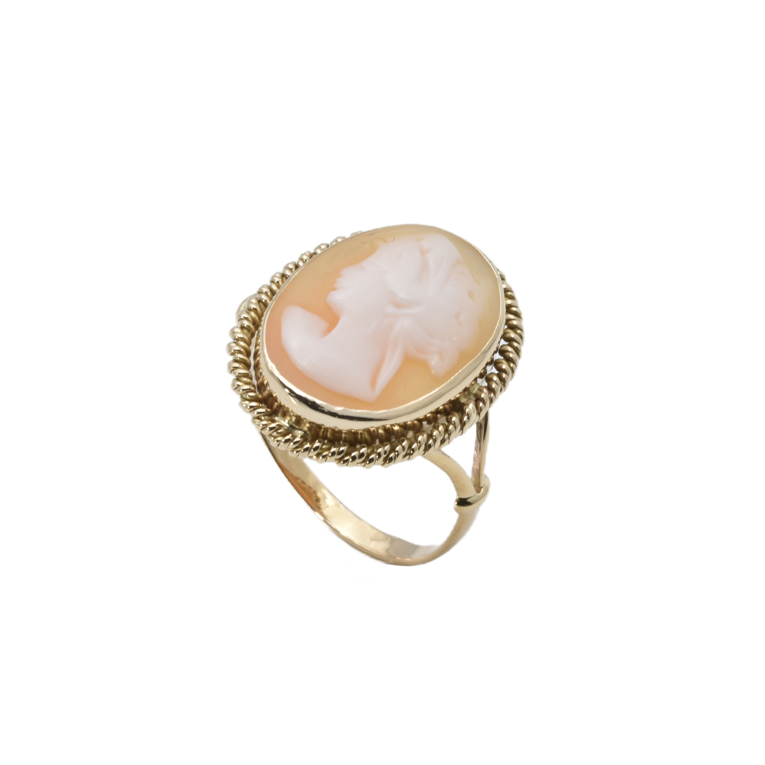 Ring mit Camee | 585/000 gelbgold