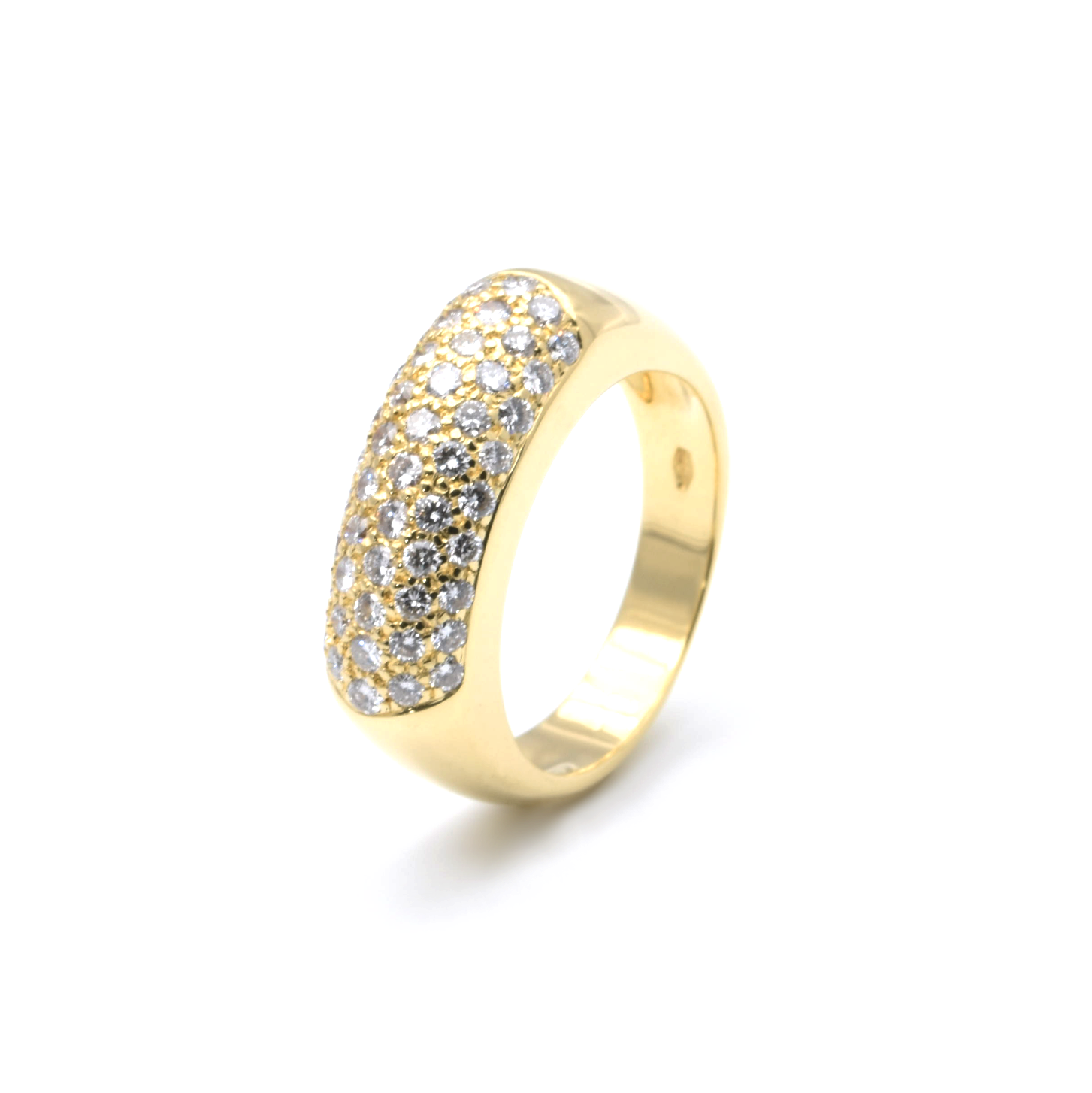 Ring | 750/000 Gelbgoldold | Brillanten