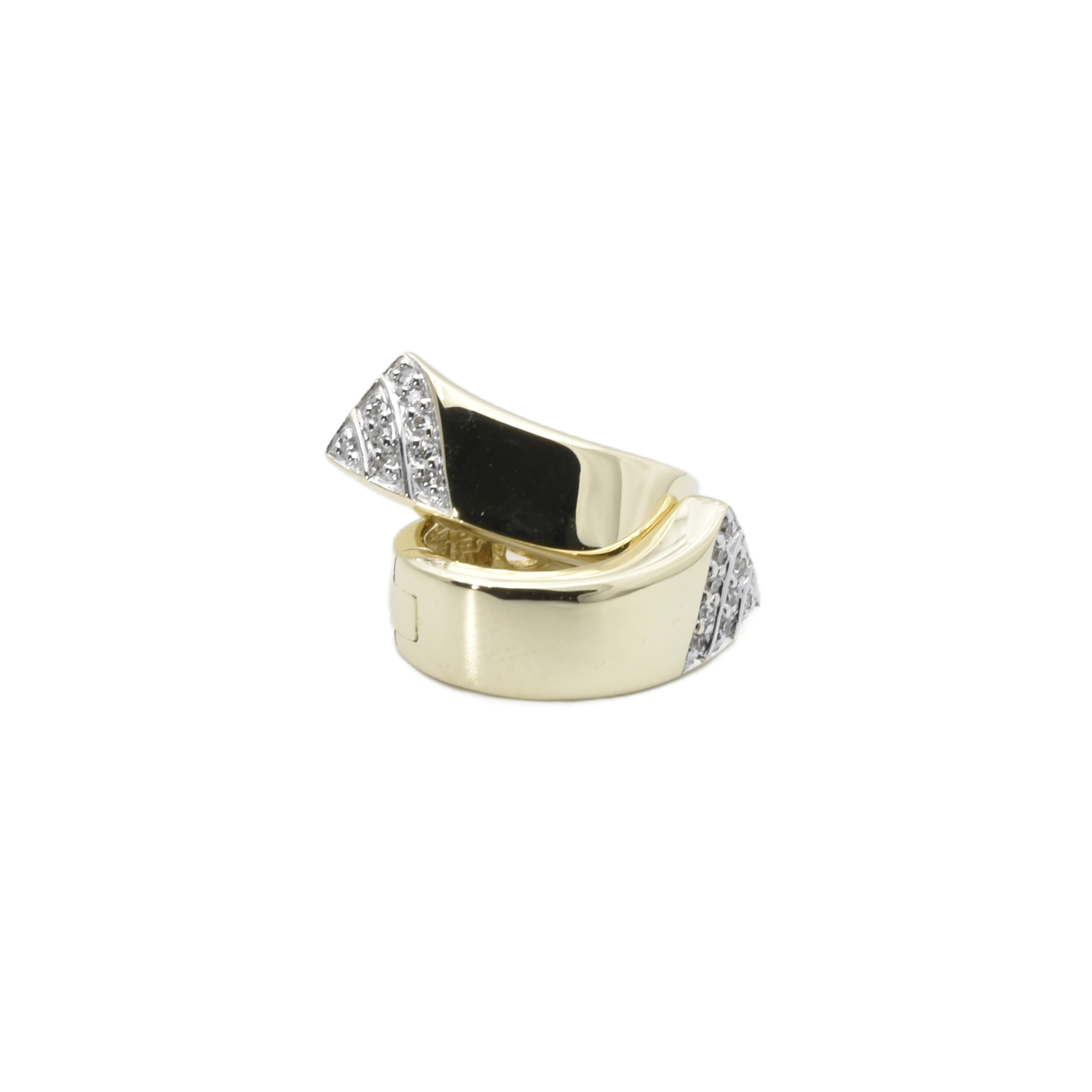 Creolen mit Diamanen