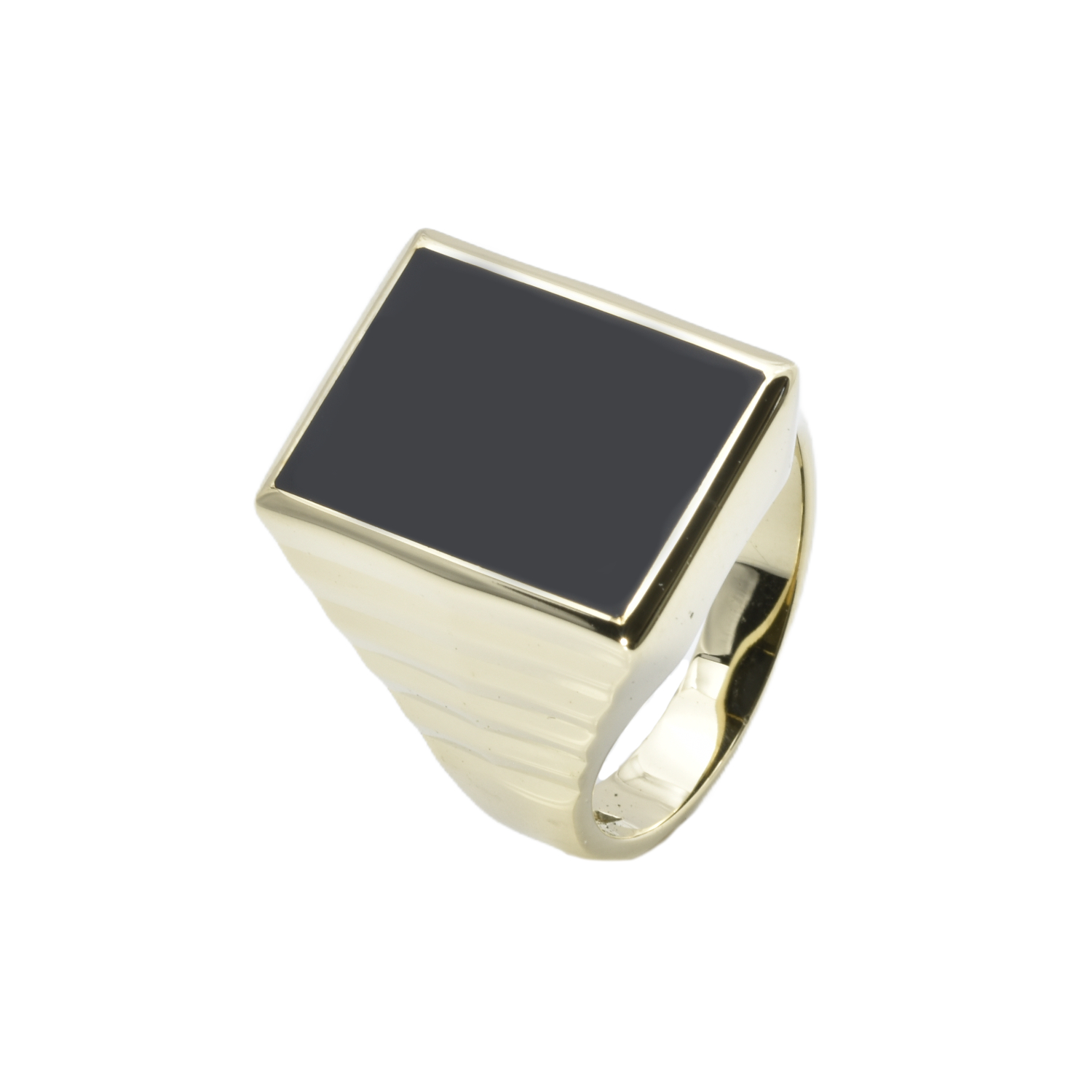 Herrenring mit Onyx