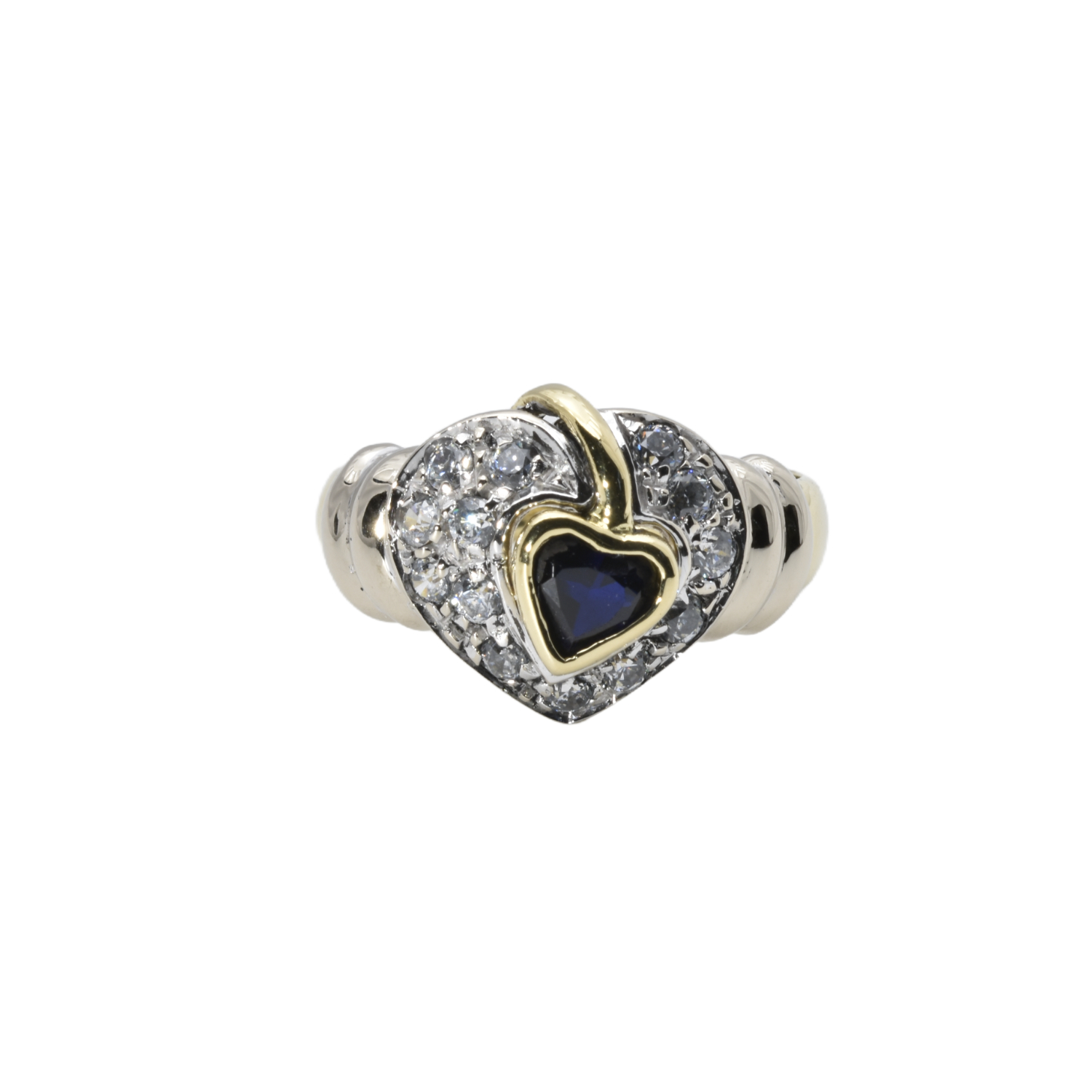 Ring mit Spinell und Zirkonia