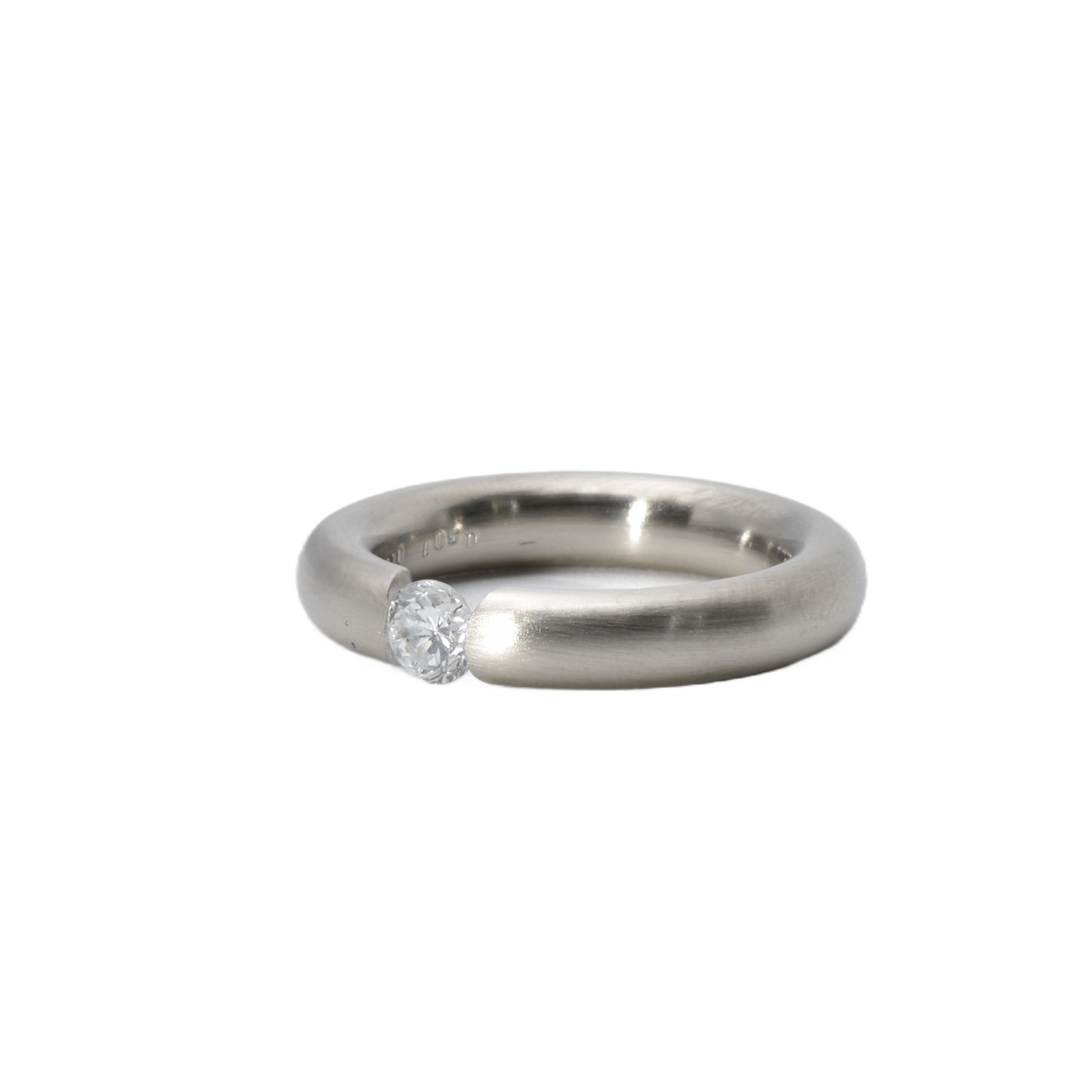 Spannring mit Brillant