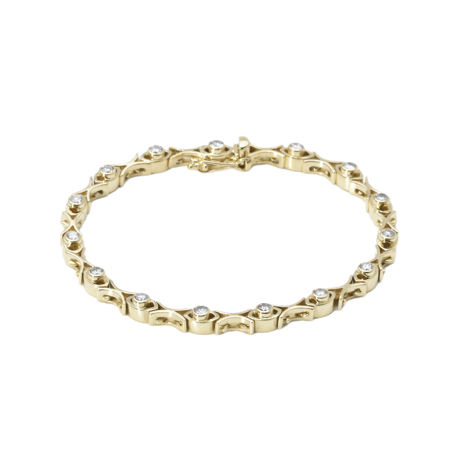 Armband Mit Brillanten | 750/000 Gelbgold