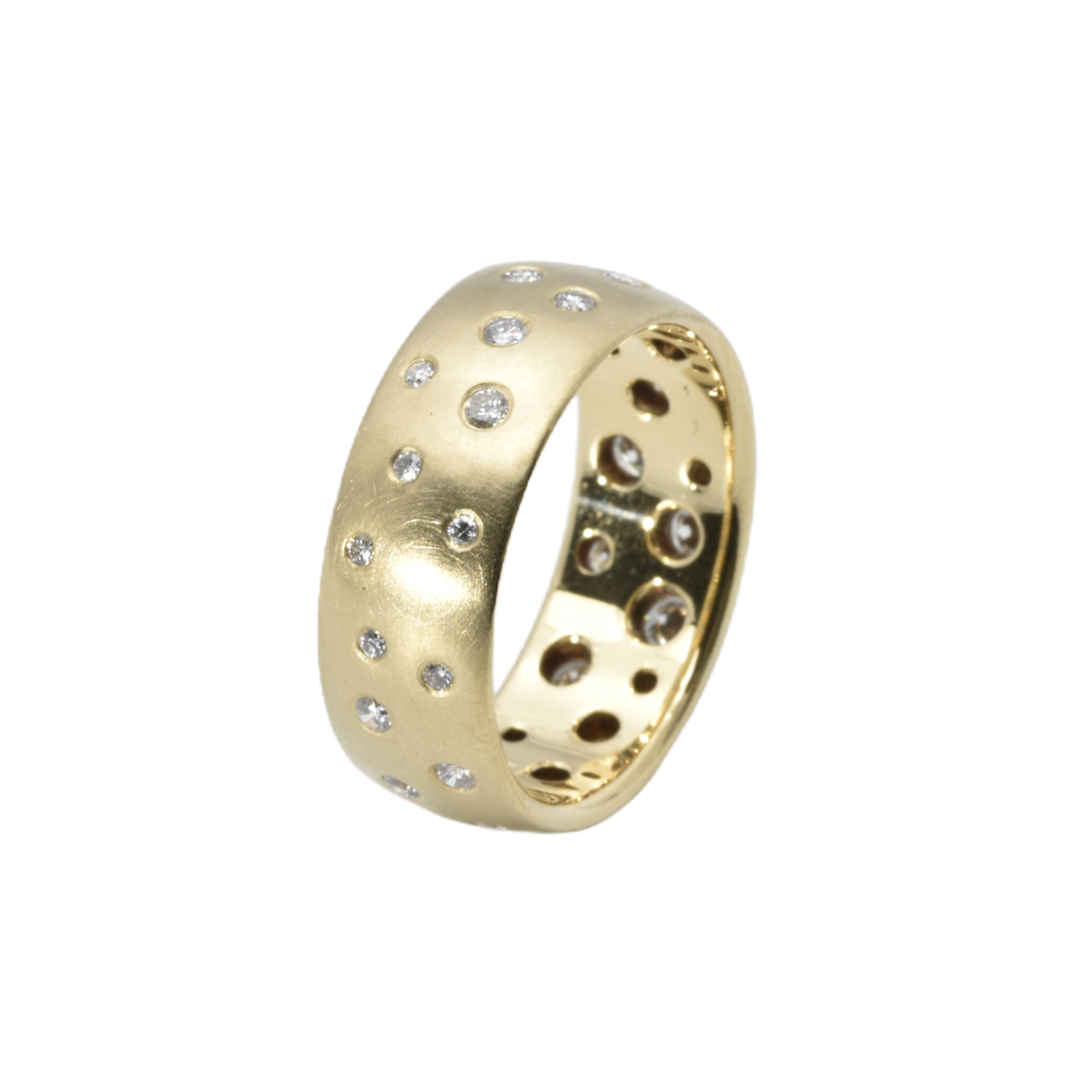 Ring mit Brillanten | 750/000 Gelbgold
