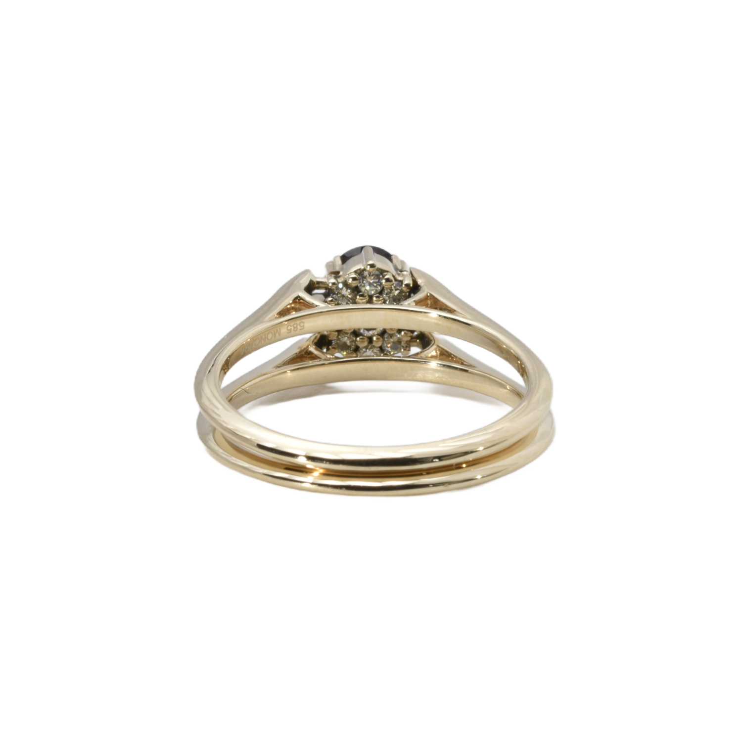 Wechselring mit Rodolith und Brillanten