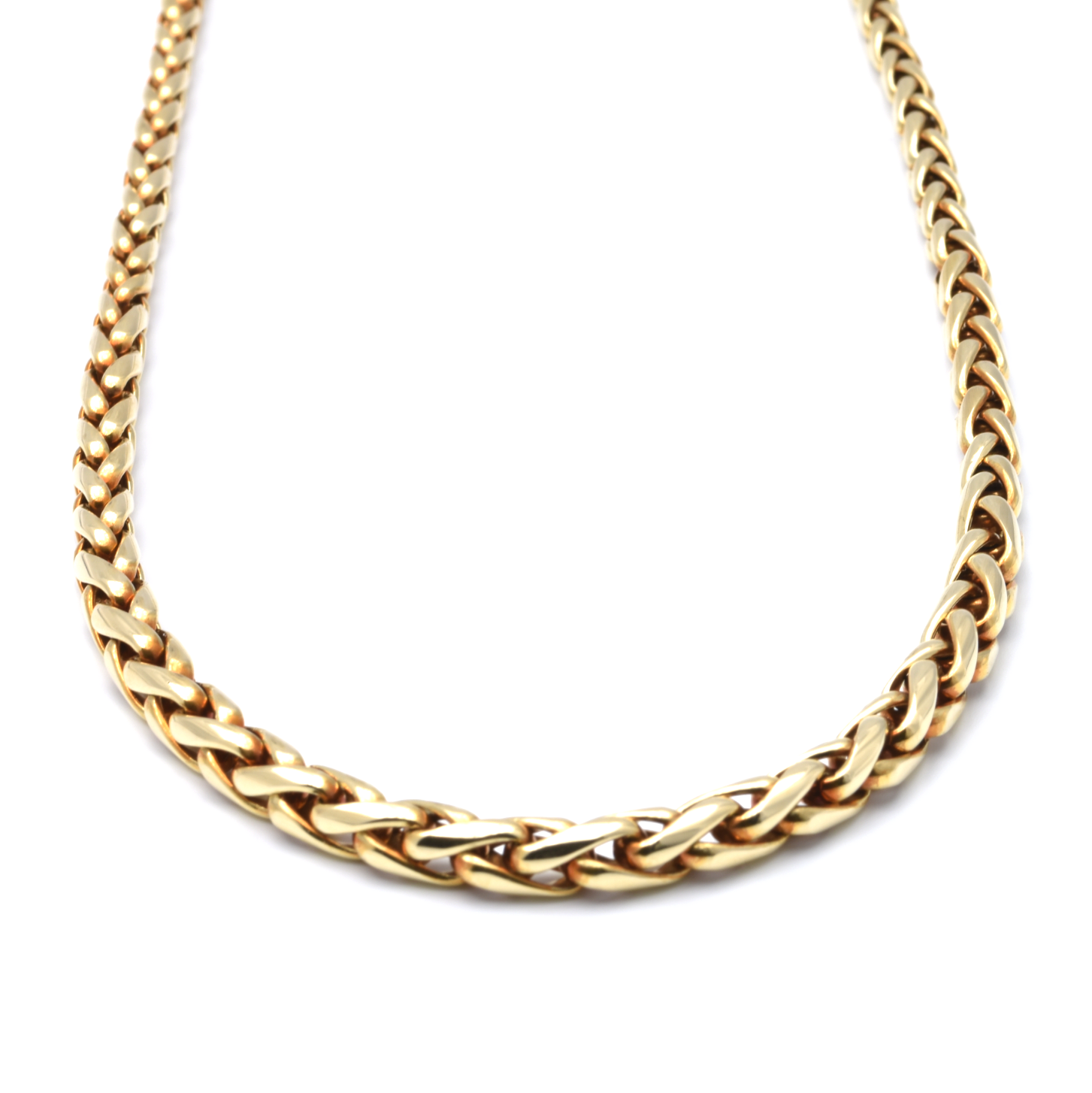 Zopfkette | 585/000 Gelbgold