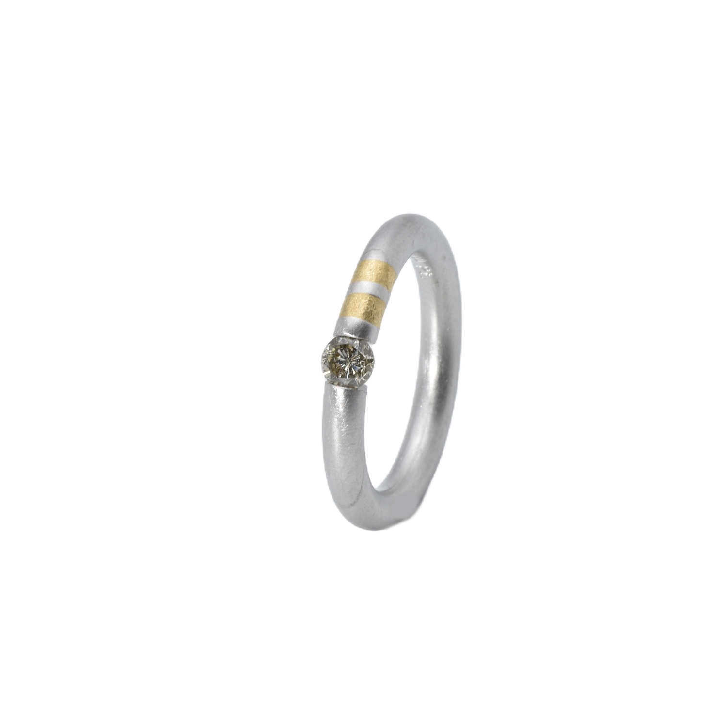 Ring Platin mit Brillant